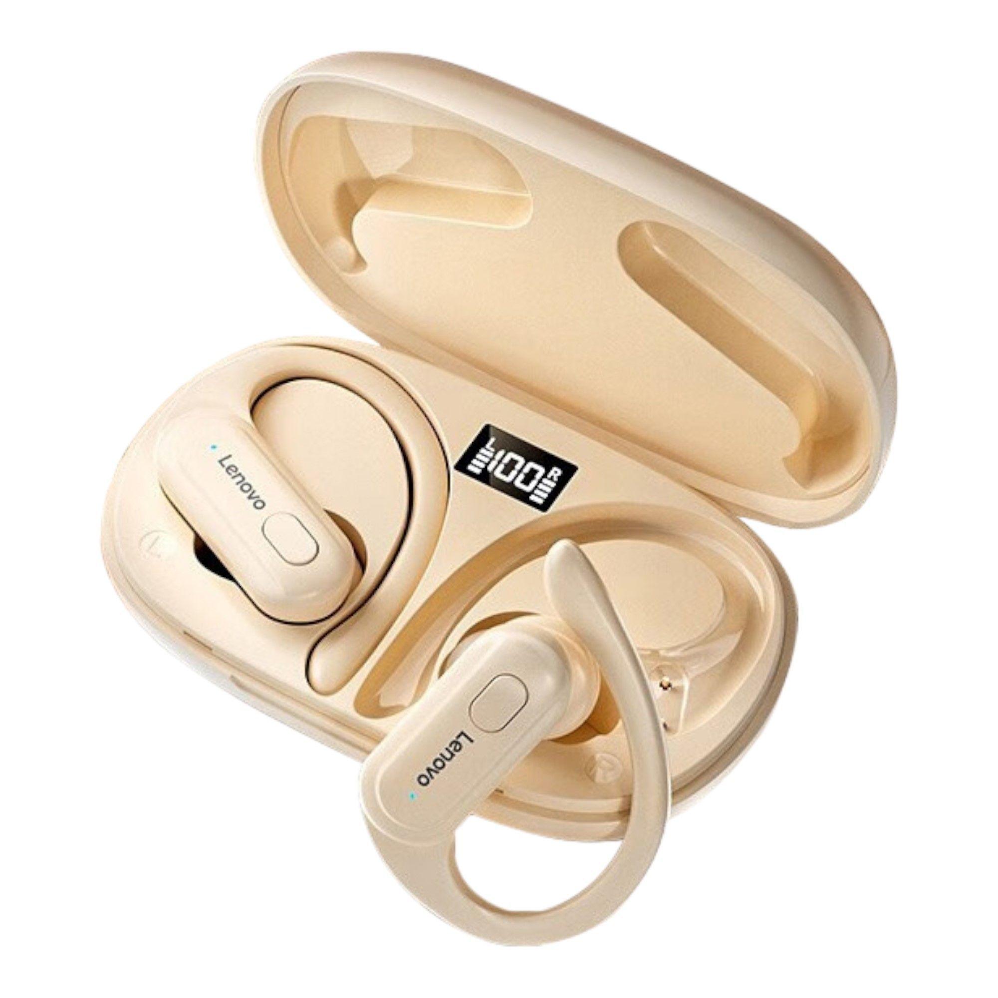 Audifonos Inalambricos Lenovo Xt60 Dorado -2