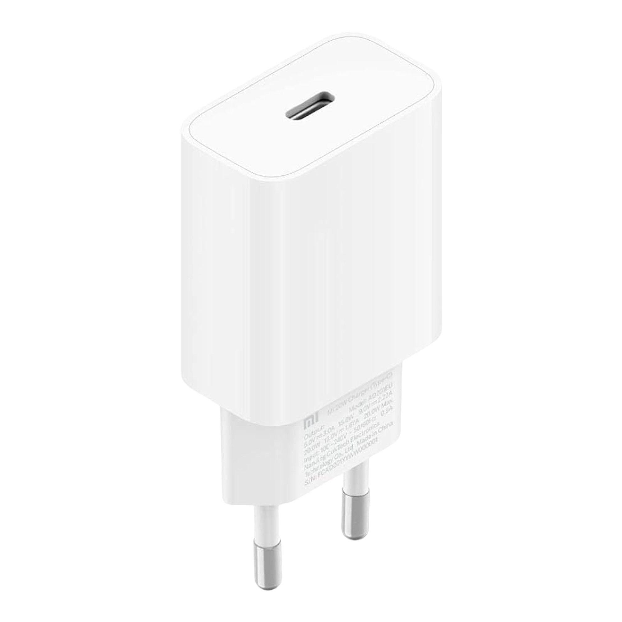 Adaptador Xiaomi Mi 20w Charger Type-c Eu Color Blanco-1