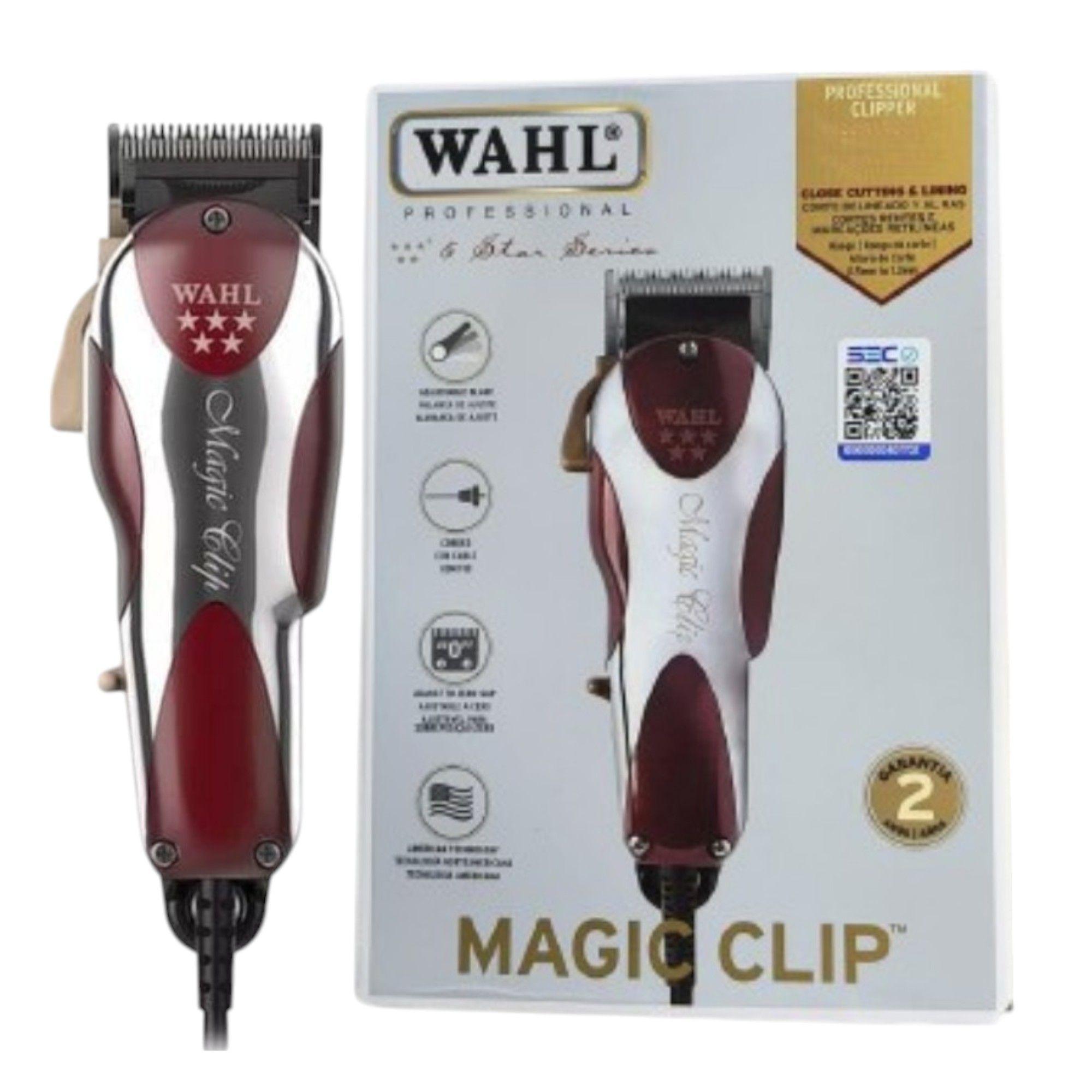 MÁQUINA CORTAPELO WAHL MAGIC CLIP PROFESIONAL CON CABLE-0