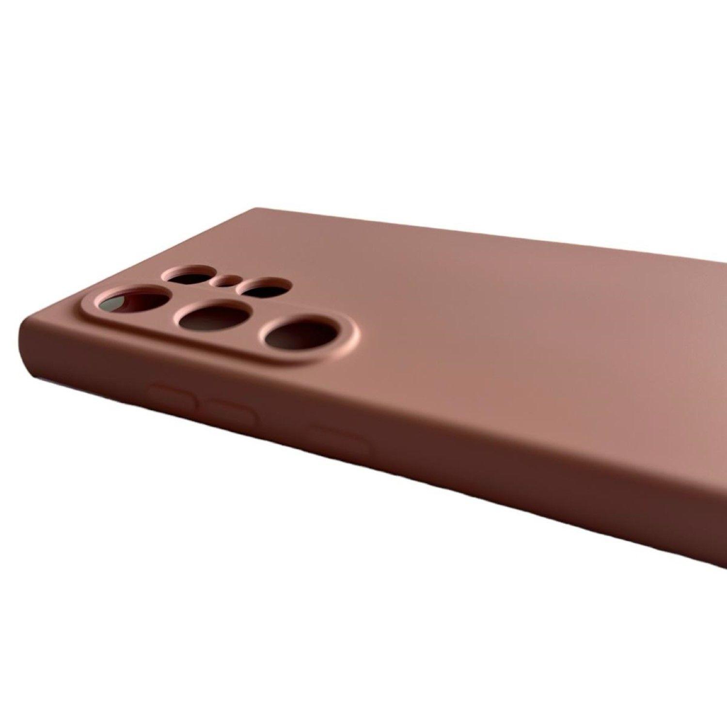 Carcasa Funda Para Samsung S24 Ultra Silicona Rosa Palo-1