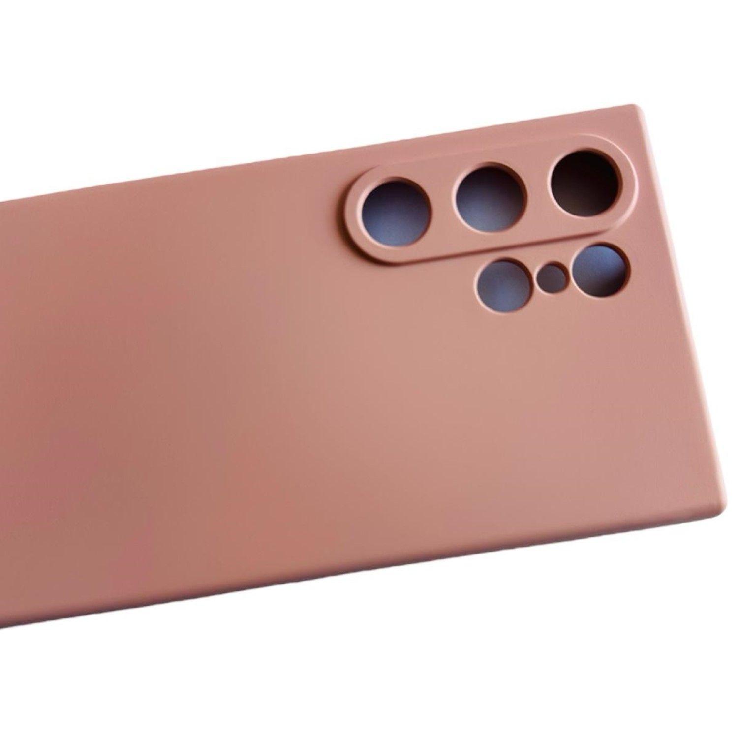 Carcasa Funda Para Samsung S24 Ultra Silicona Rosa Palo-4