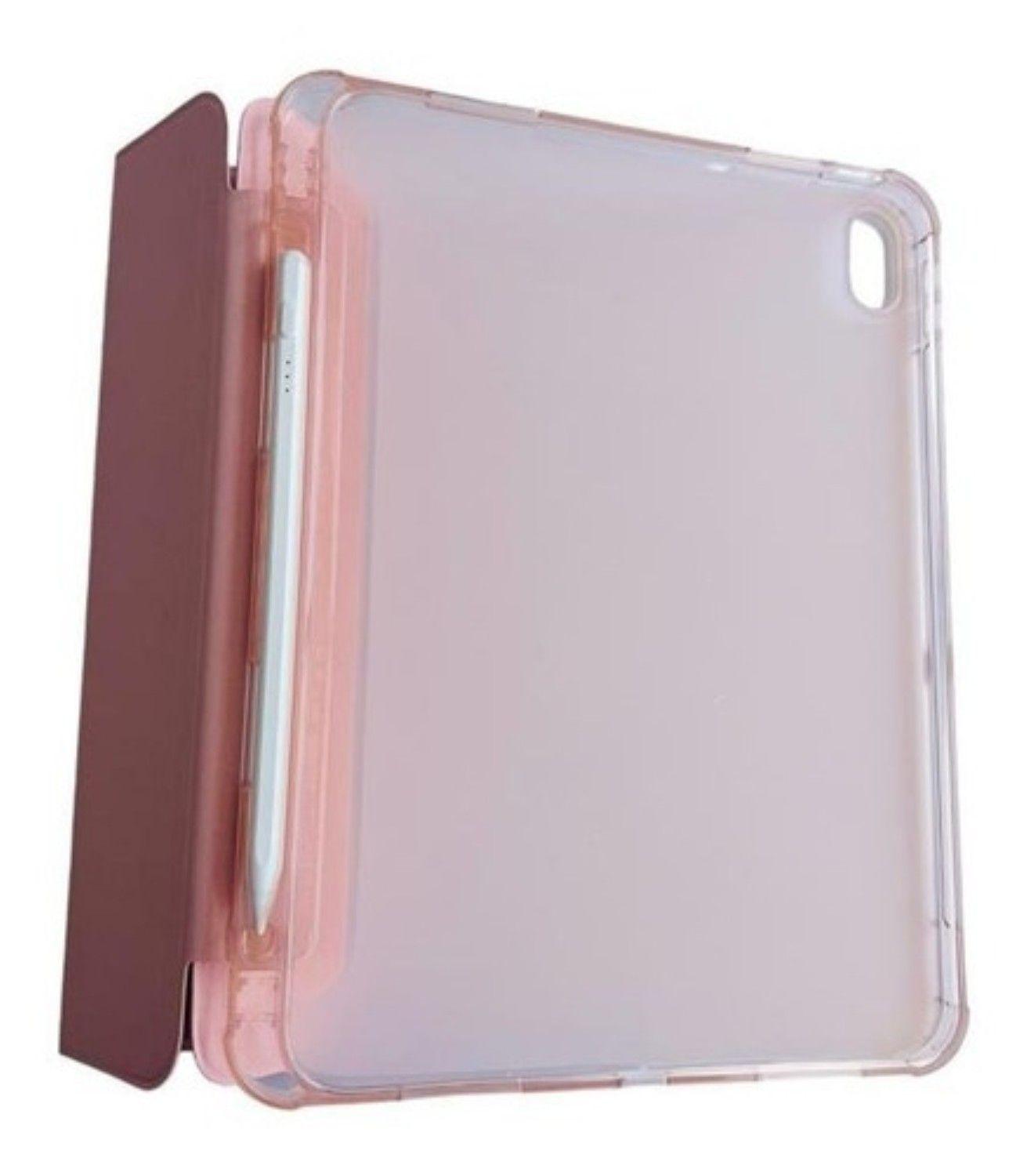 Funda Para iPad A16 11th Gene 11 Ranura Apple Pencil Rosado-1