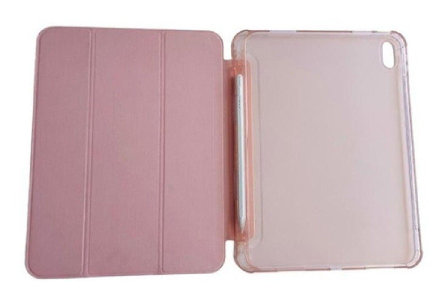 Funda Para iPad A16 11th Gene 11 Ranura Apple Pencil Rosado-3