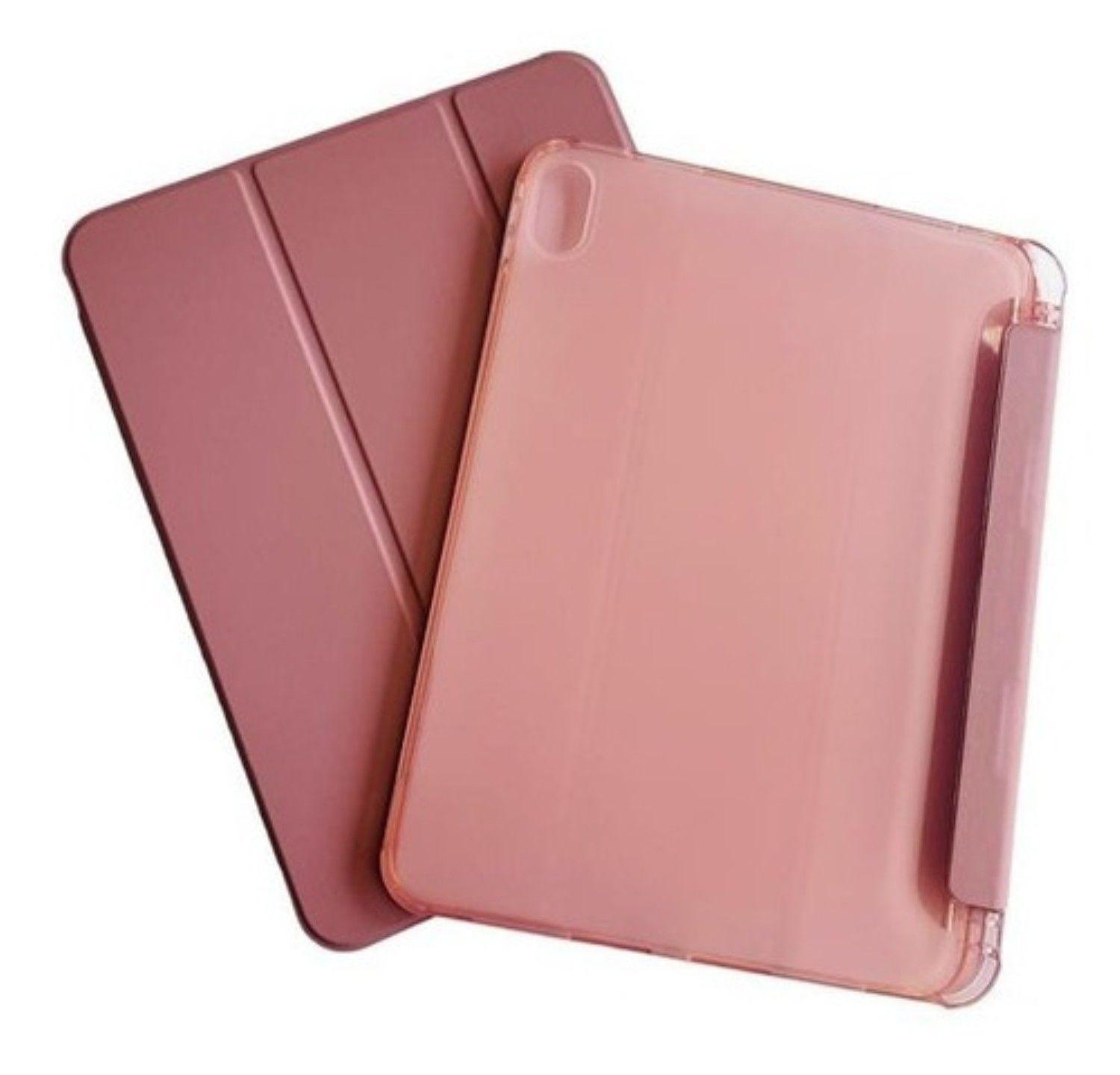 Funda Para iPad A16 11th Gene 11 Ranura Apple Pencil Rosado-5
