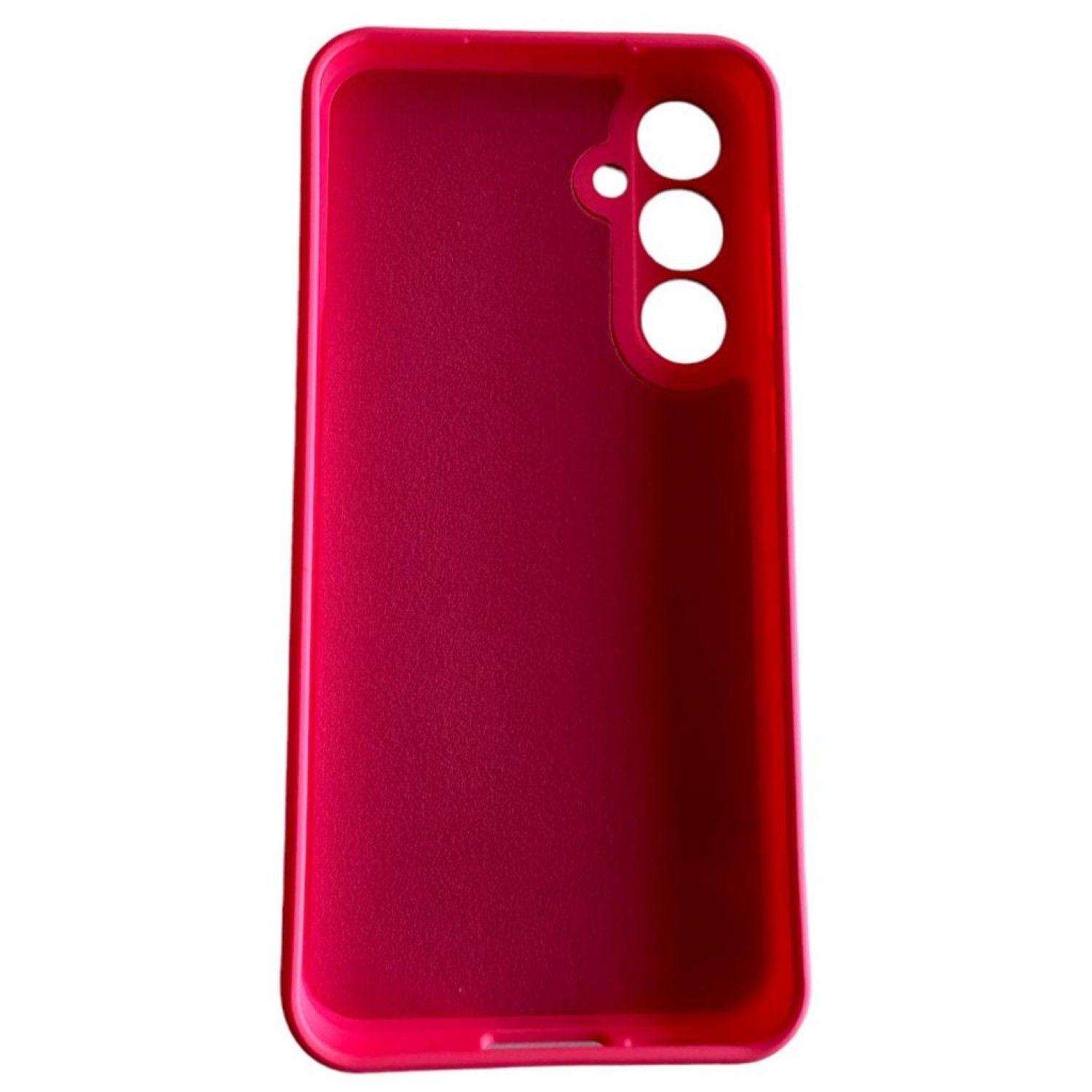 Carcasa Funda Para Samsung S24 Fe Silicona Fucsia-3