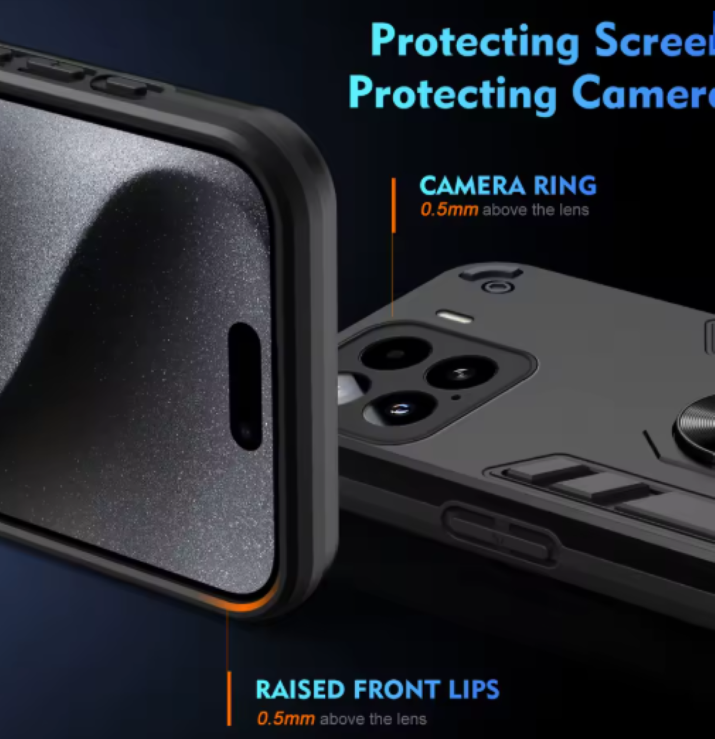 Carcasa Comaptible Con Xiaomi 17T 5g Anti Golpes Anillo Negro-6