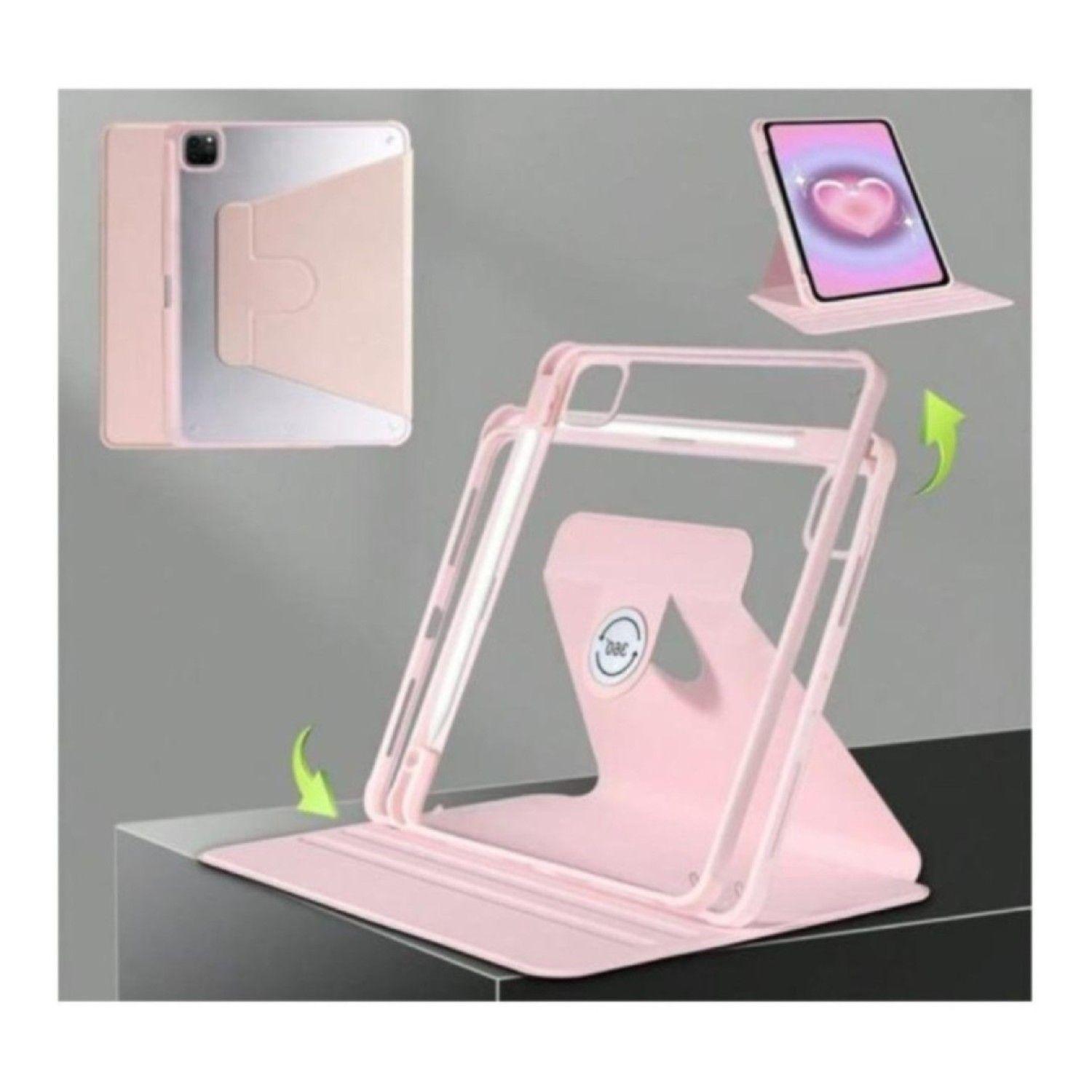 Carcasa Smart Cover Clear 360 Para iPad 10ma Gene 10.9 Rosado-3