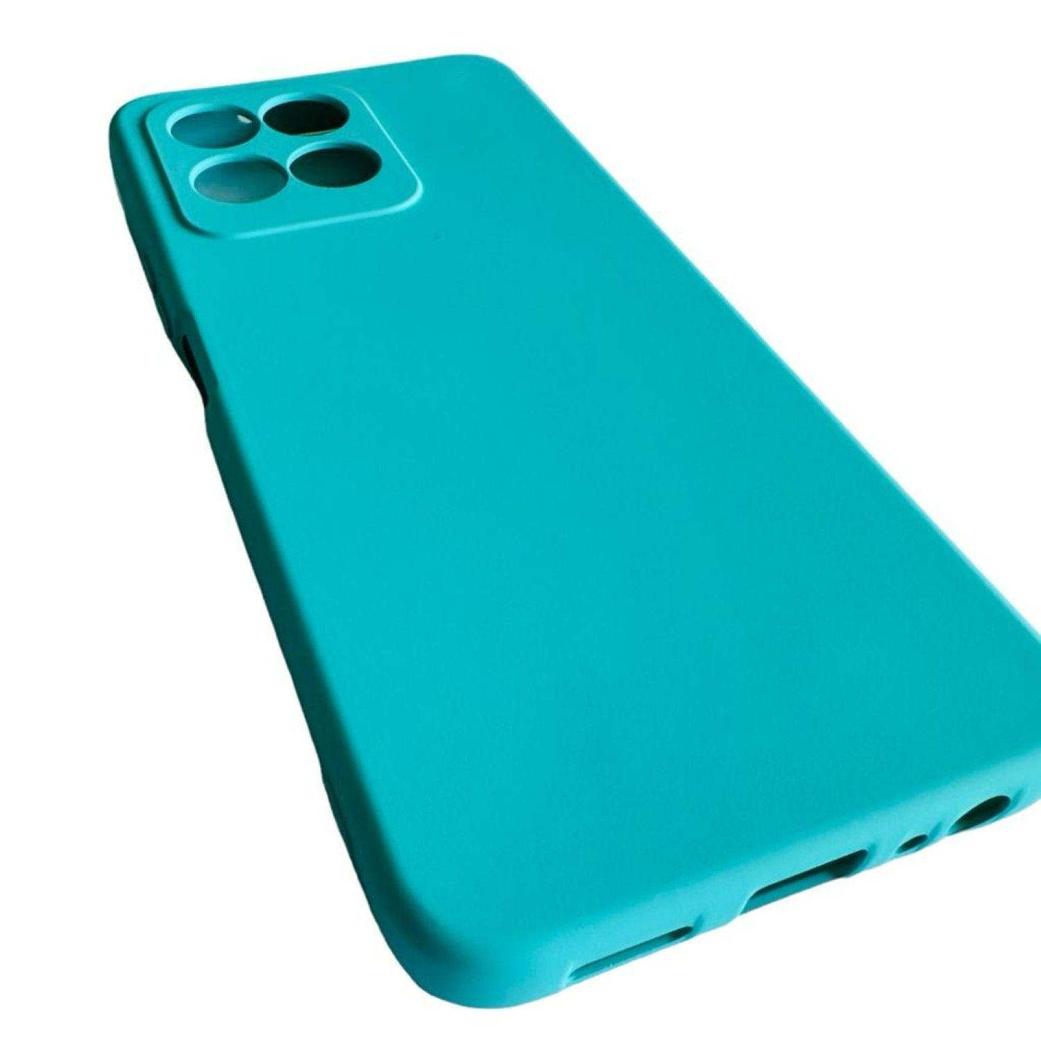 Carcasa Funda Para Honor X6 / X6s Silicona Color Turquesa-2
