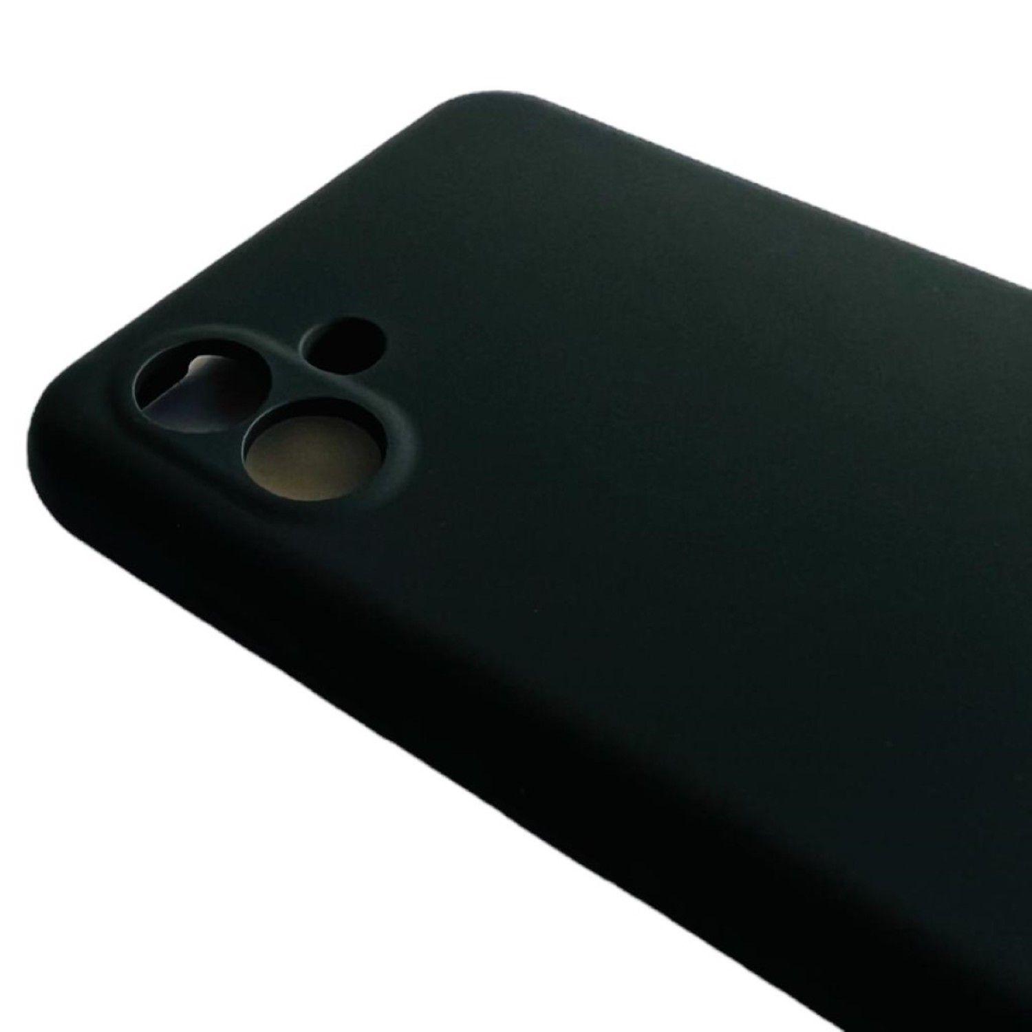 Carcasa Para Samsung A04 Normal Silicona Negro-2