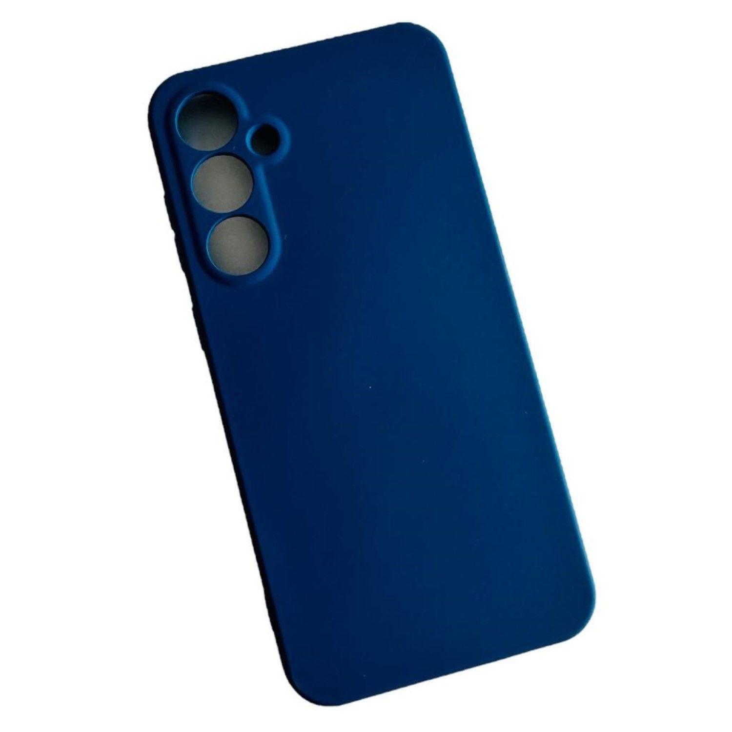 Carcasa Funda Para Samsung S24 Fe Silicona Azul-0
