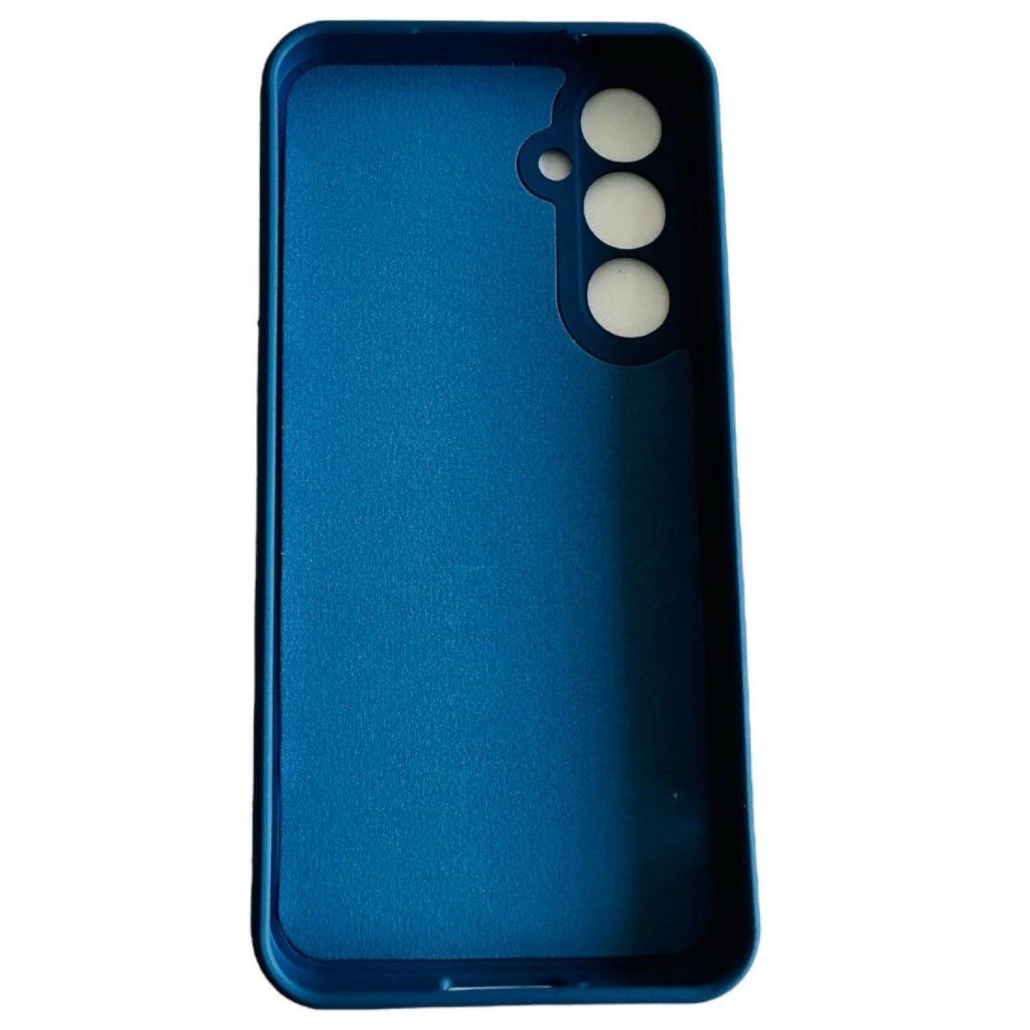 Carcasa Funda Para Samsung S24 Fe Silicona Azul-3