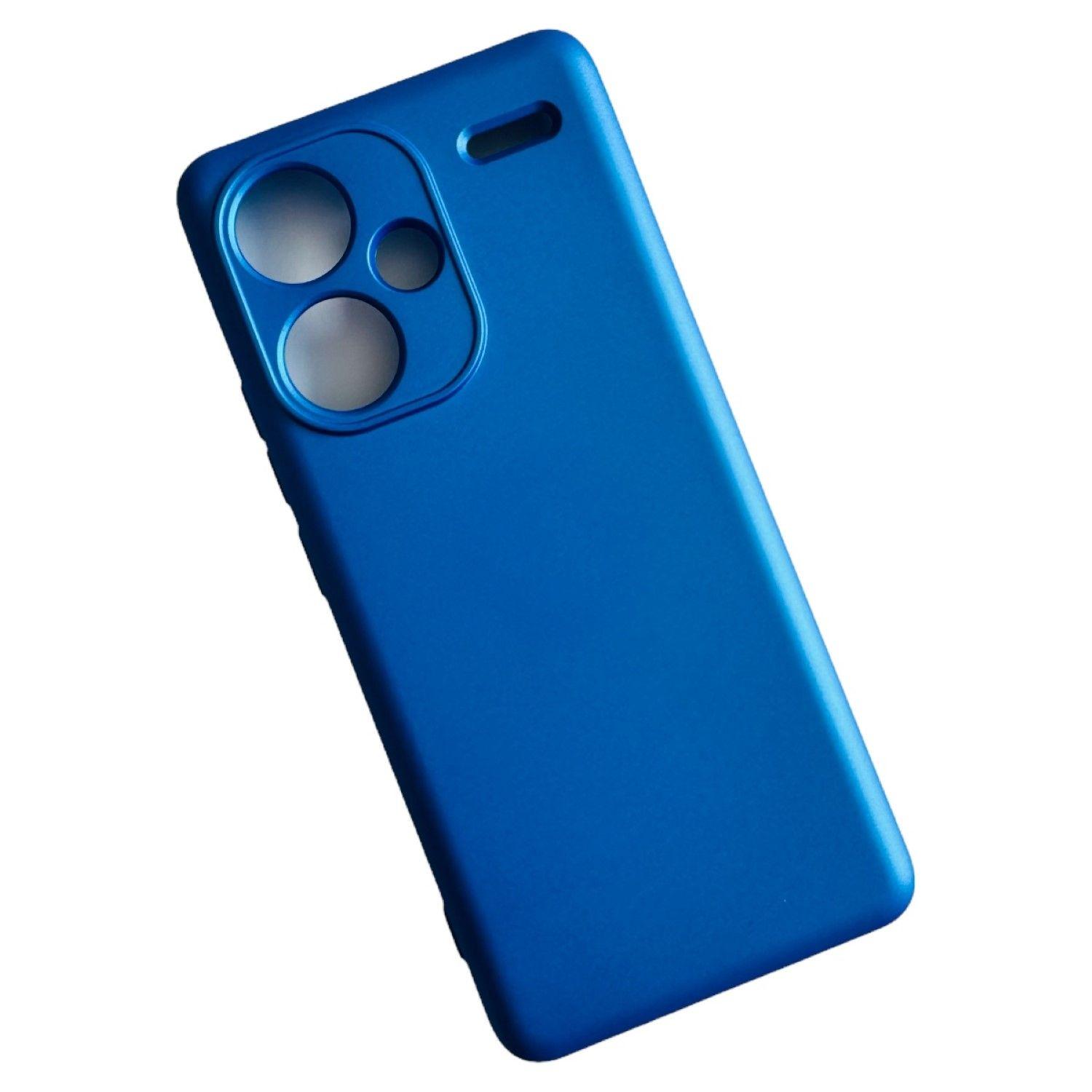 Carcasa Funda Para Xiaomi Redmi Note 13 Pro+ 5g Silicona Azul Rey-0
