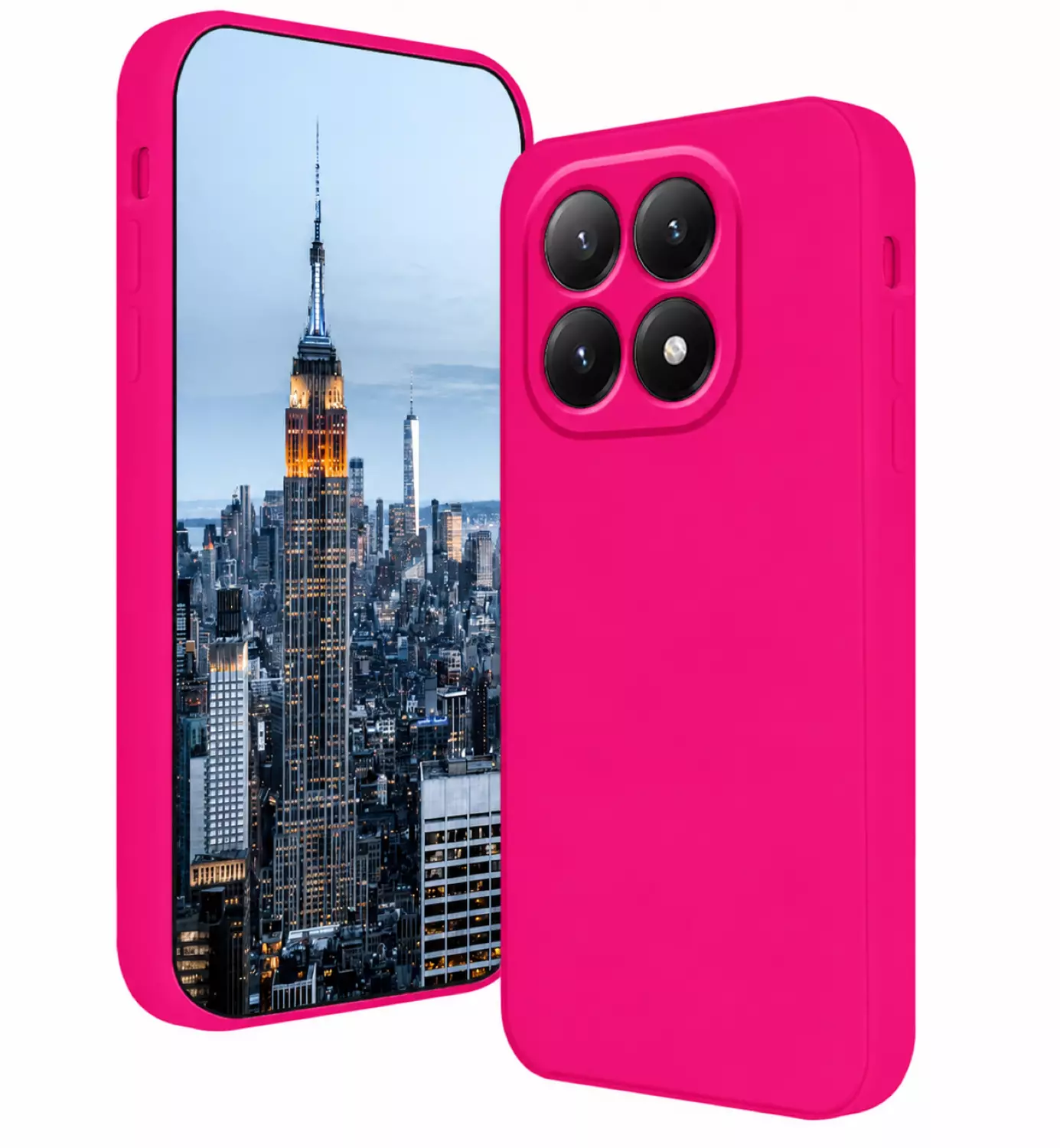 Carcasa Funda Compatible Con Xiaomi 15T Pro 5g Silicona Fucsia-4