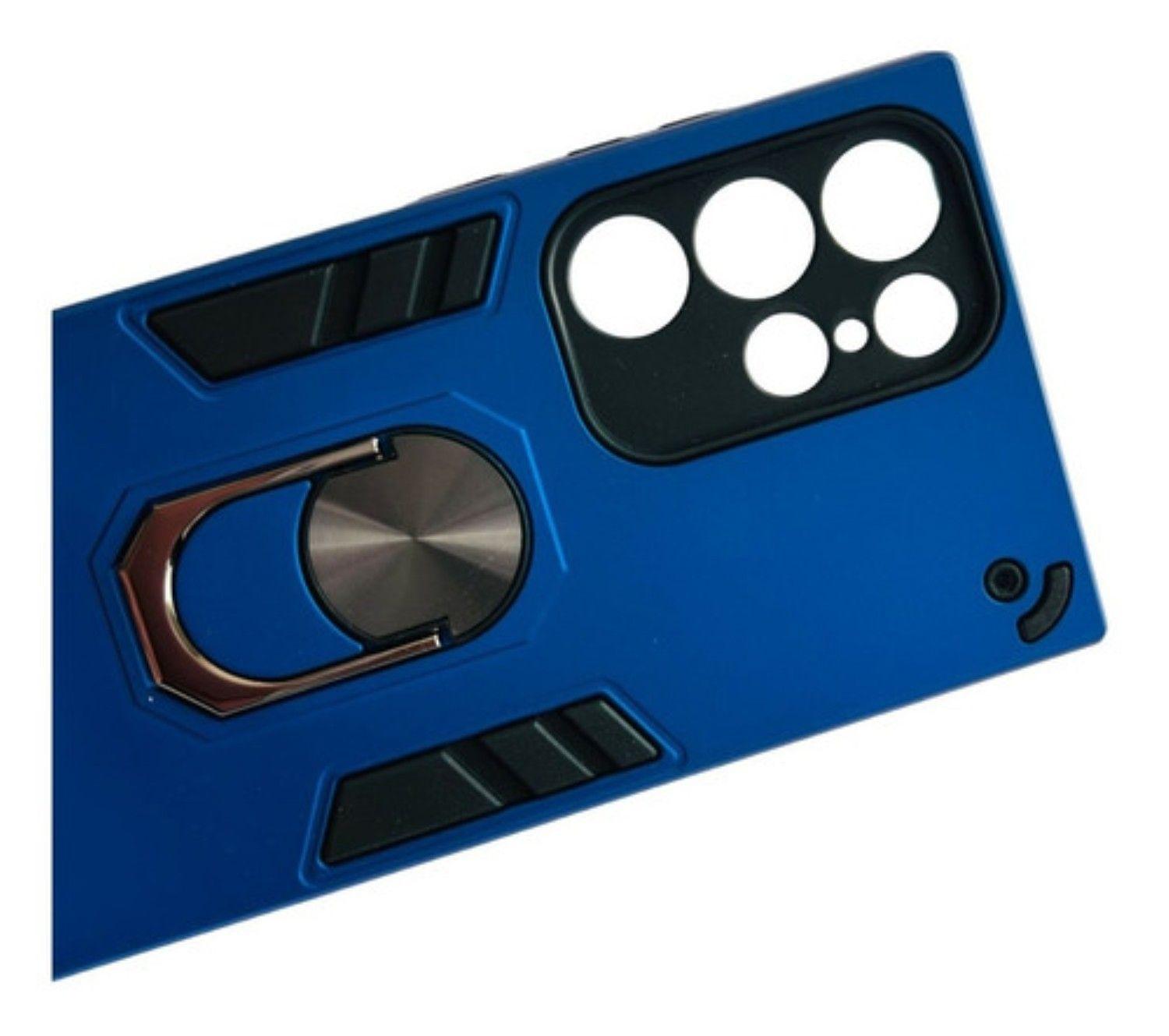 Carcasa Para Samsung S23 Ultra Anti Golpes Anillo Azul Rey-2
