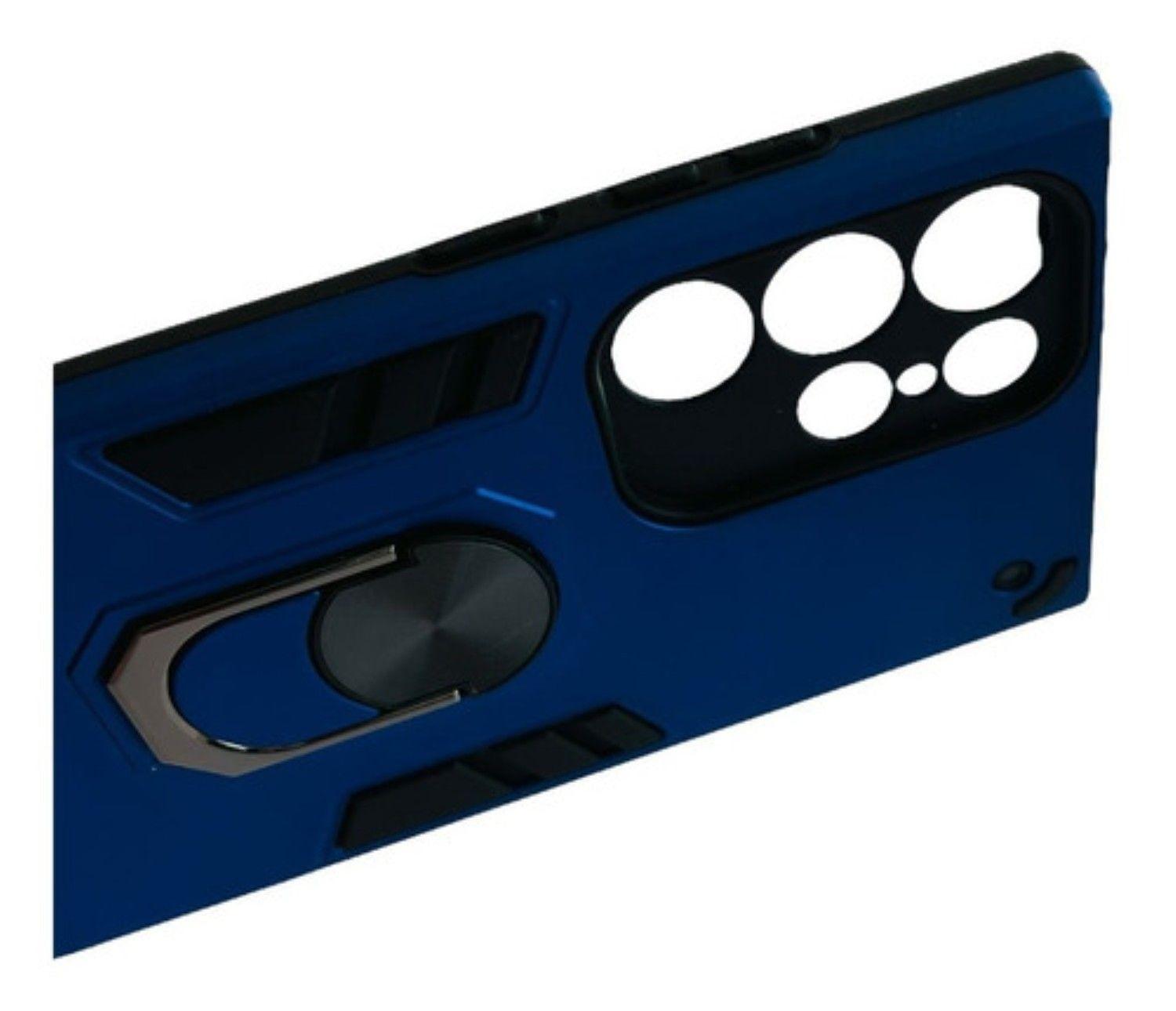 Carcasa Para Samsung S23 Ultra Anti Golpes Anillo Azul Rey-3