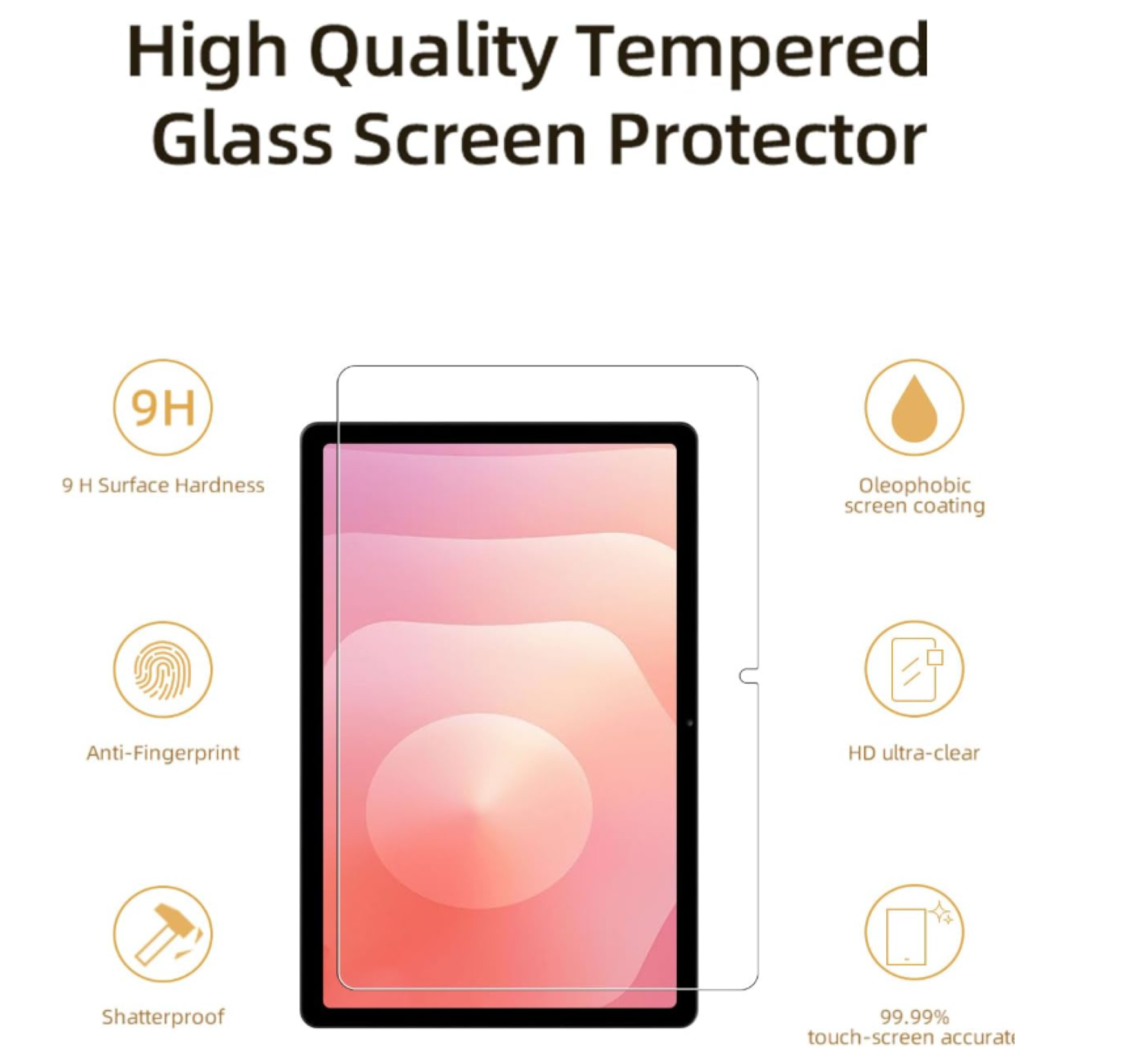 Mica Lámina De Vidrio Templado Para Samsung Tab S11 2025 11-4