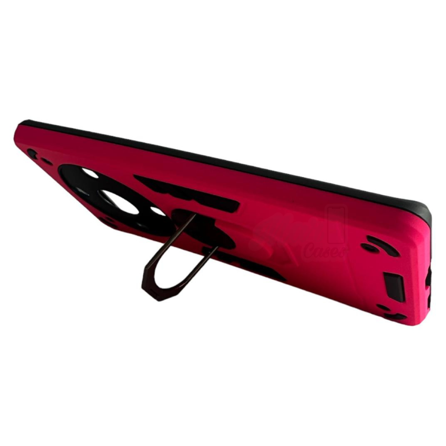 Carcasa Para Honor Magic5 Lite Anti Golpes Anillo Fucsia-4