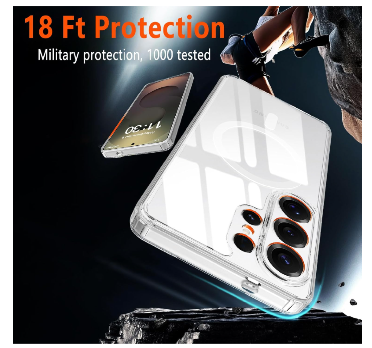 Carcasa Para Samsung S26 Transparente MagSafe-3