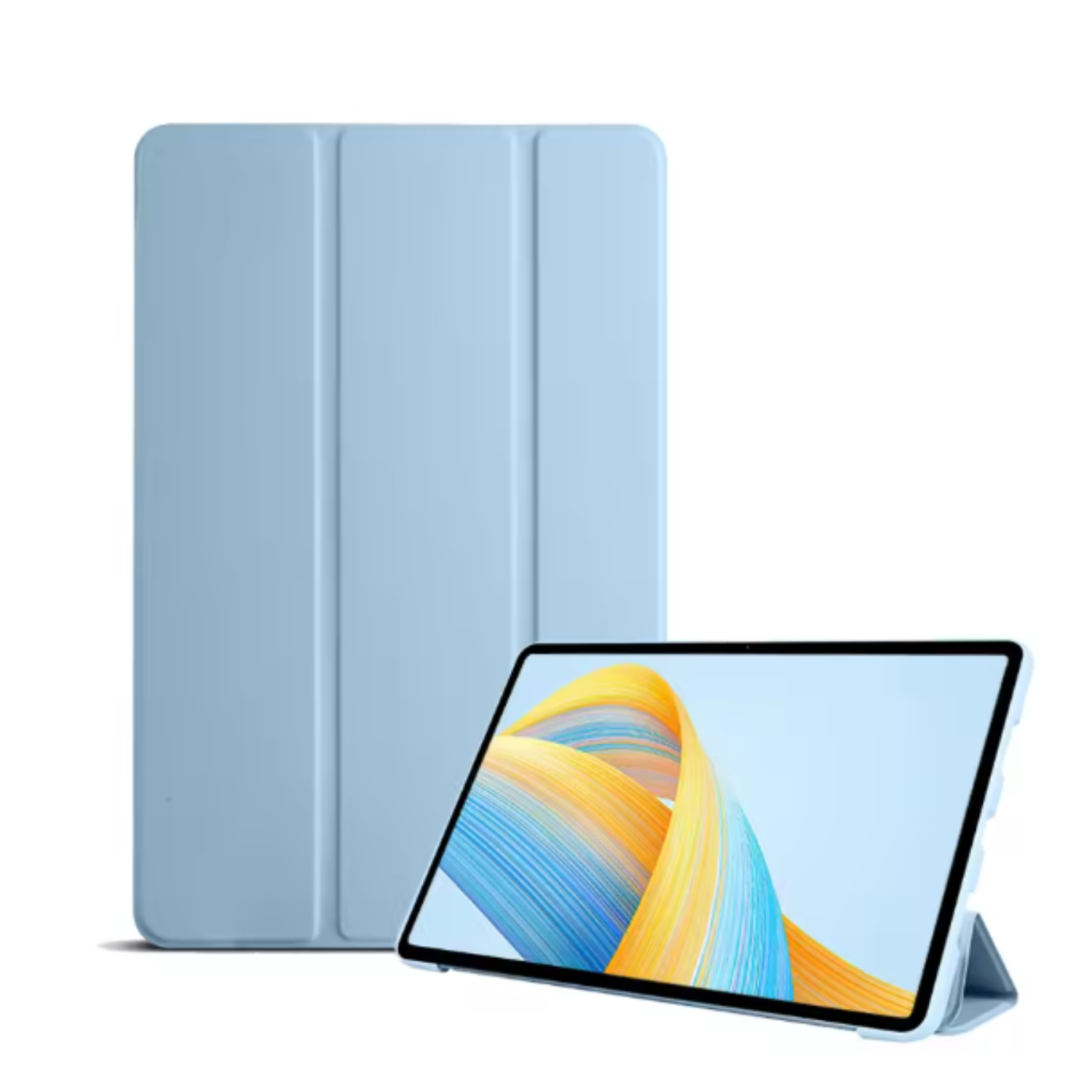 Funda Carcasa Smart Cover Para Tablet Samsung A9+ 11 Azul-0