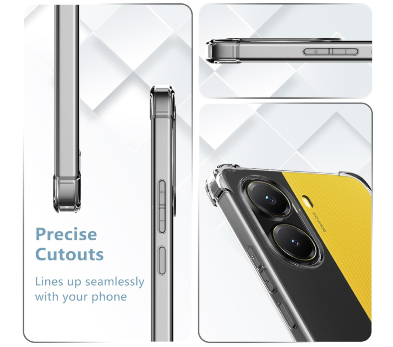 Carcasa Para Xiaomi Poco X7 Pro 5g Transparente Reforzada-3