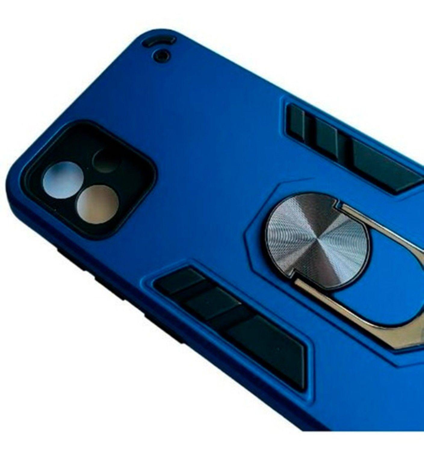 Carcasa Para Samsung A04 Normal Anti Golpes Anillo Azul-2