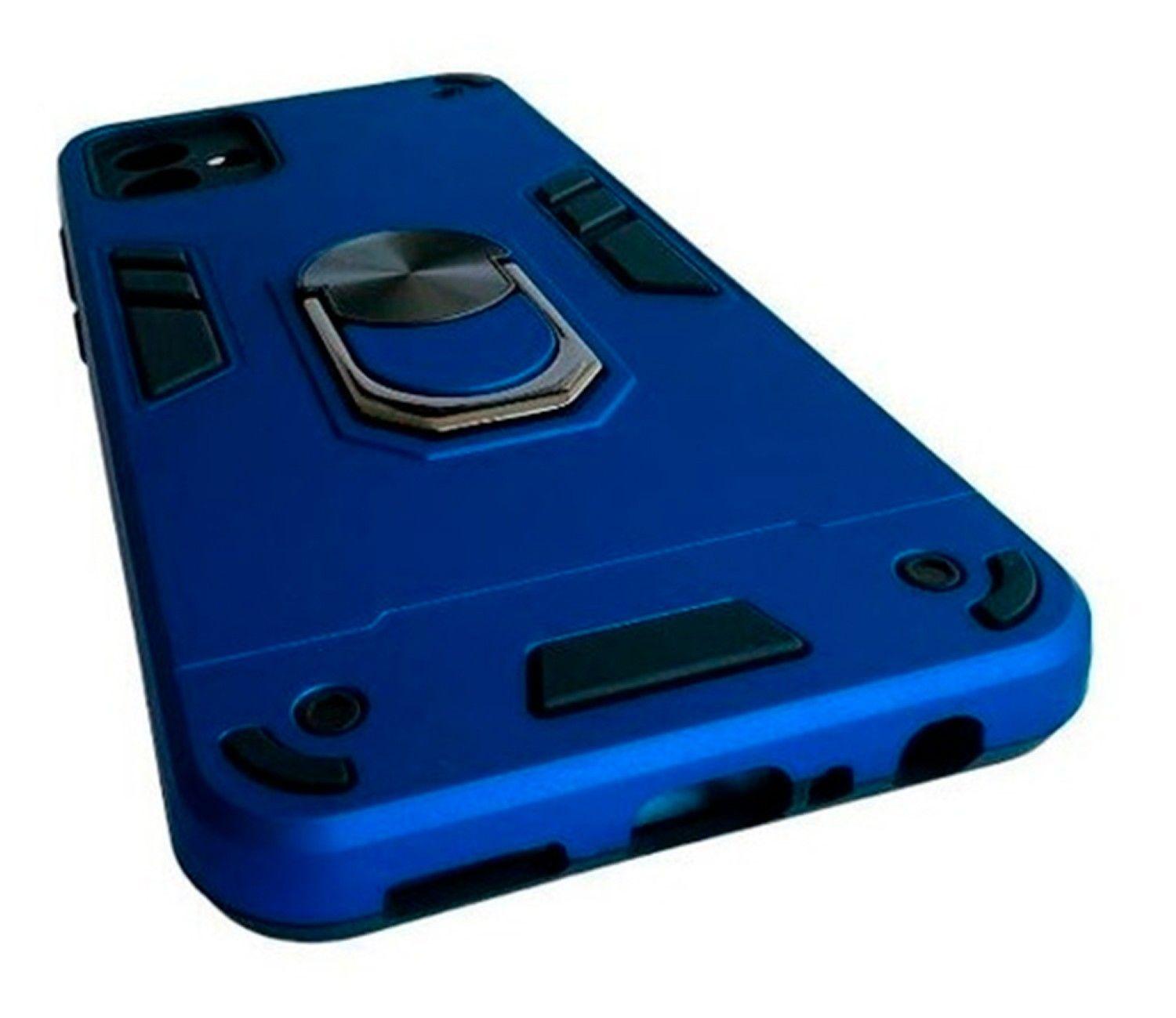 Carcasa Para Samsung A04 Normal Anti Golpes Anillo Azul-6