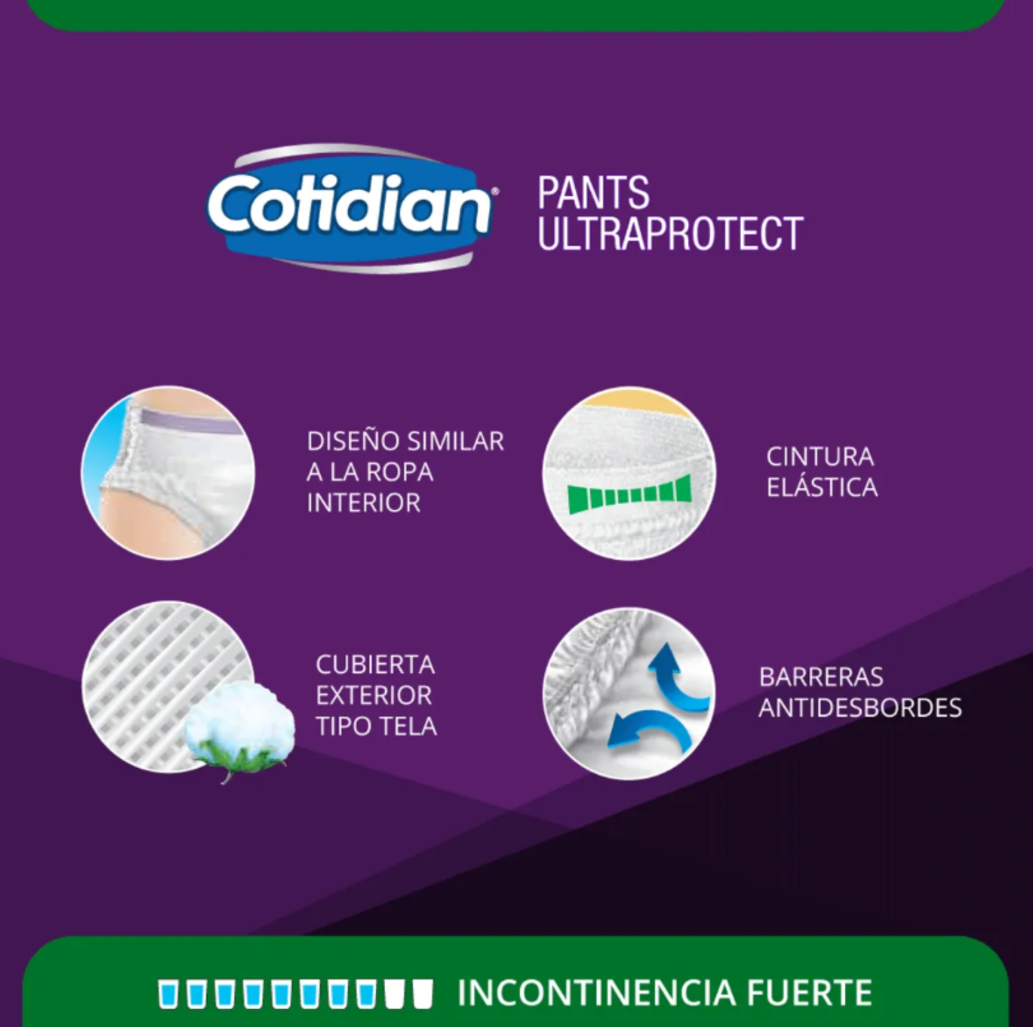 Pañales Pants Ultra Protect Incontinencia Fuerte 16 Un G/xg Cotidian-2