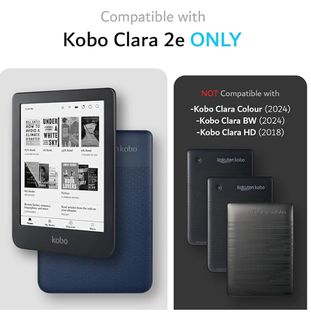 Funda Transparente Para Kobo Clara BW Colour 2024 6 Pulgada-1