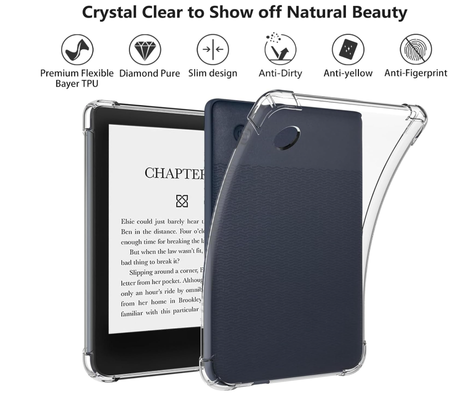 Funda Transparente Para Kobo Clara BW Colour 2024 6 Pulgada-2