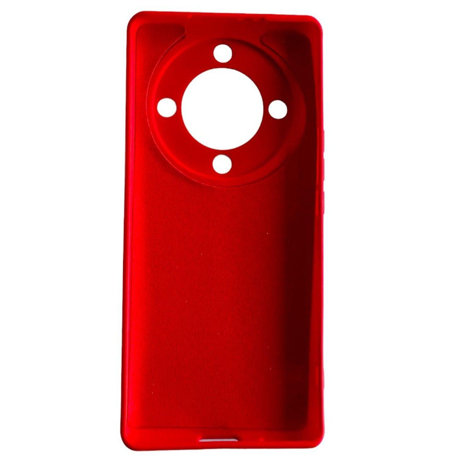 Carcasa Funda Para Honor Magic5 Lite Silicona Rojo-3