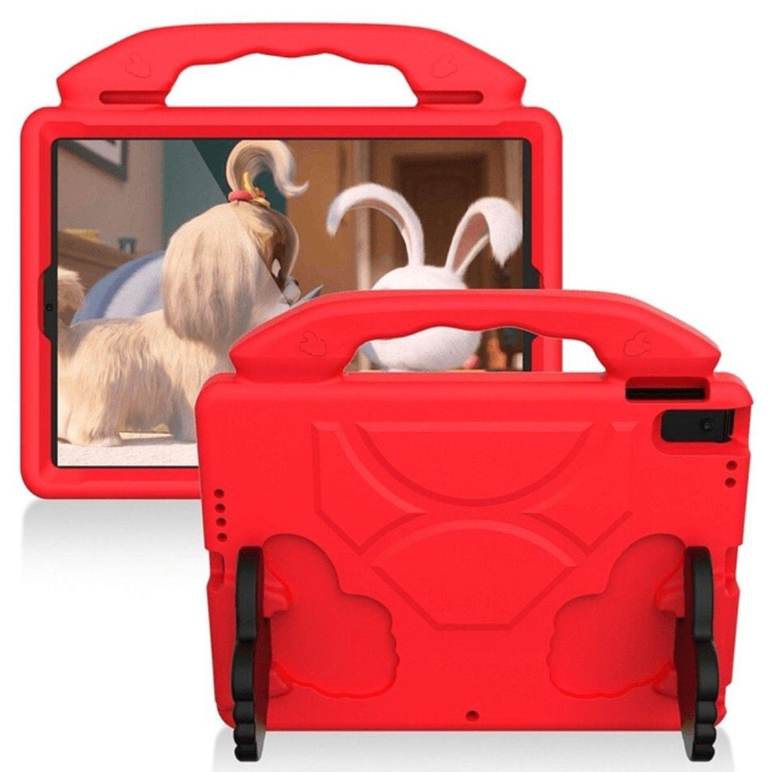 Carcasa Niños Antigolpes Para Tablet Samsung S9 Fe 10.9 Rojo-3