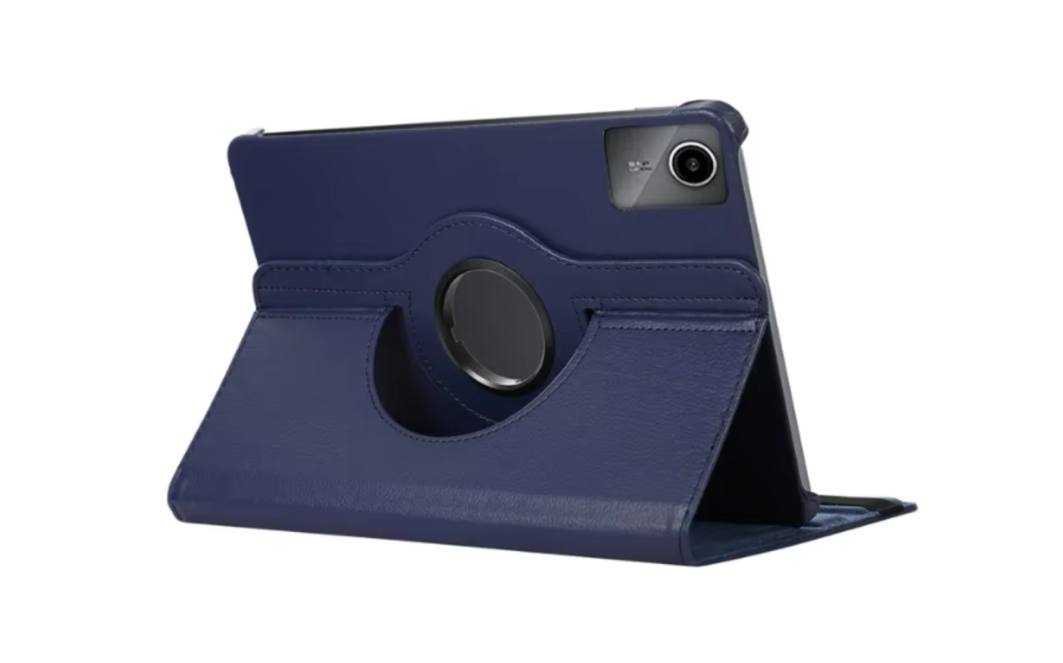 Carcasa Funda Giratoria Para Tablet Lenovo K11 11 Azul + Vidrio-2