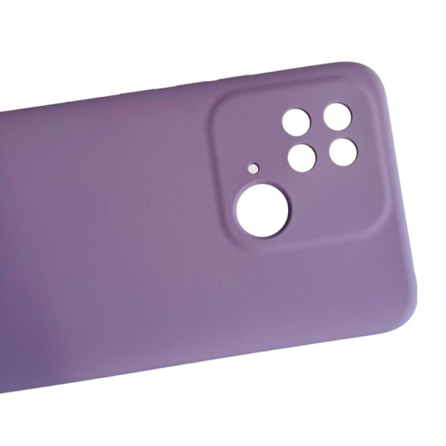Carcasa Funda Para Xiaomi Redmi 10c Silicona Color Lila-2