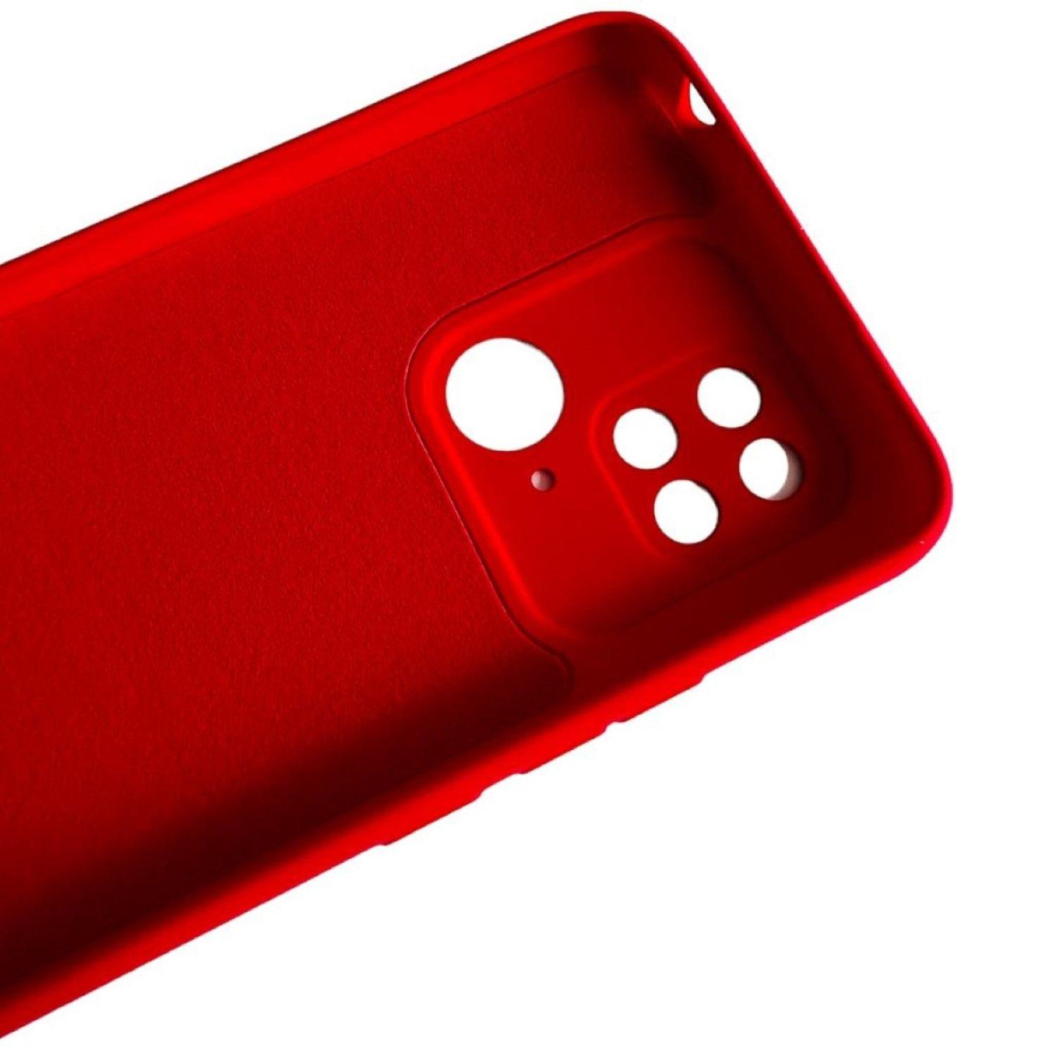 Carcasa Funda Para Xiaomi Redmi 10c Silicona Color Rojo-4