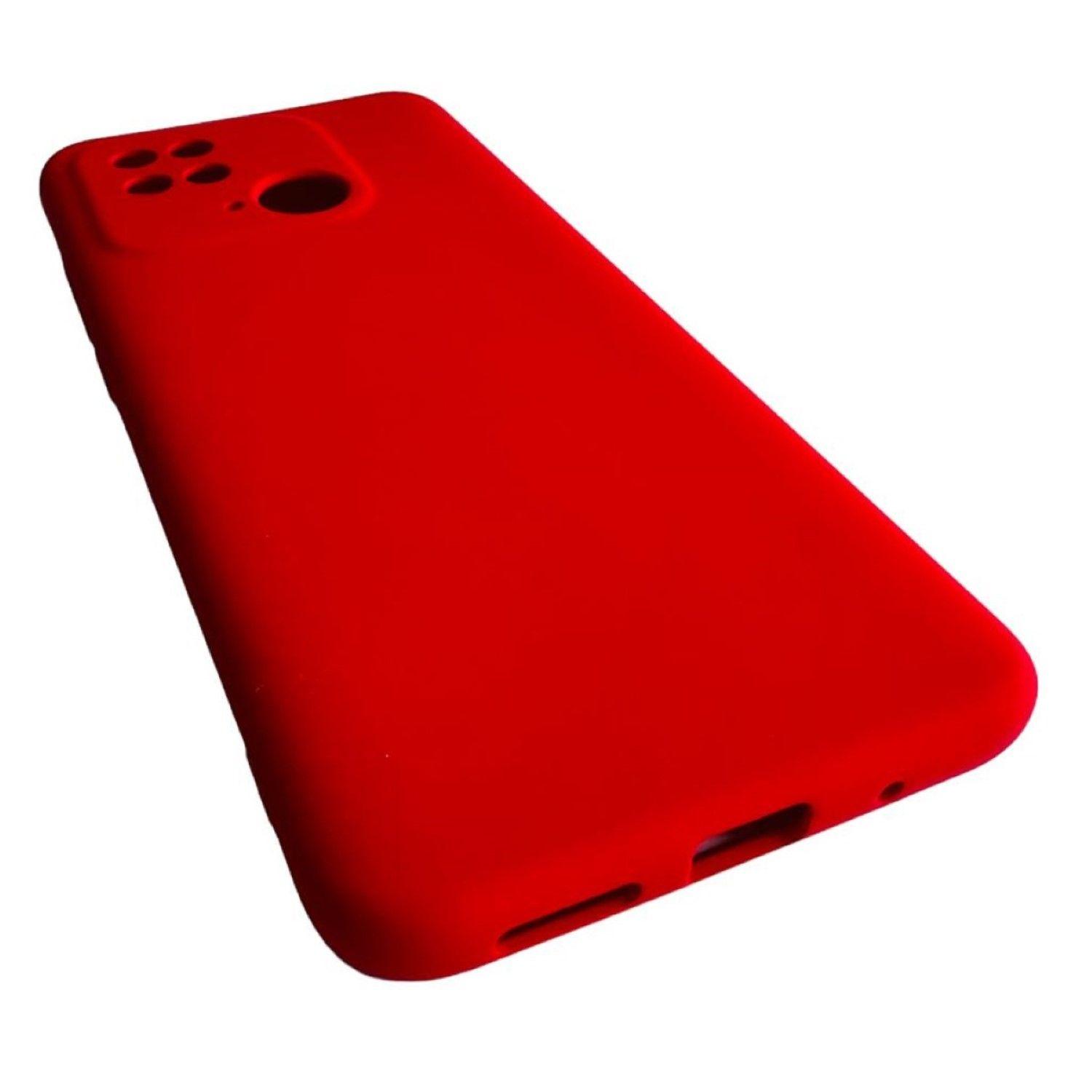 Carcasa Funda Para Xiaomi Redmi 10c Silicona Color Rojo-6
