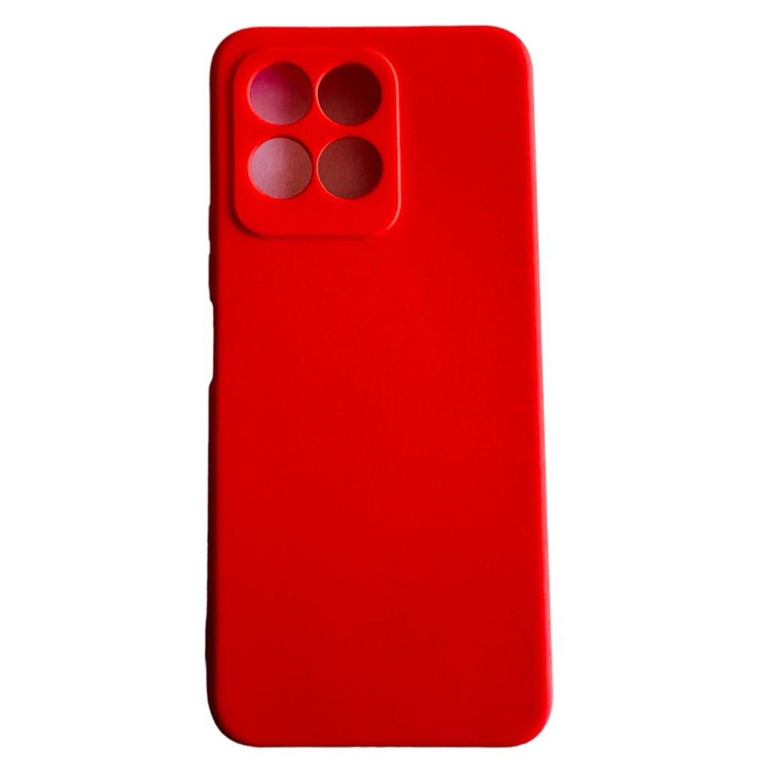 Carcasa Funda Para Honor X6b Silicona Color Rojo-0