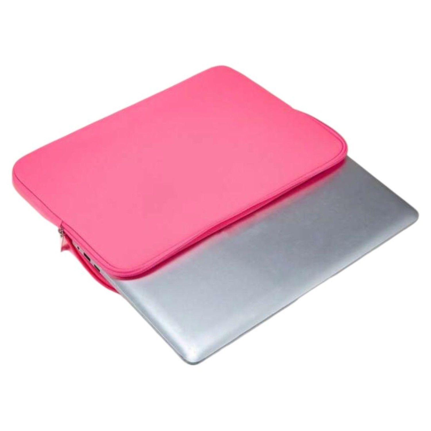 Funda Bolso De Notebook Laptop Tablet 14 Pulgadas Fucsia-2