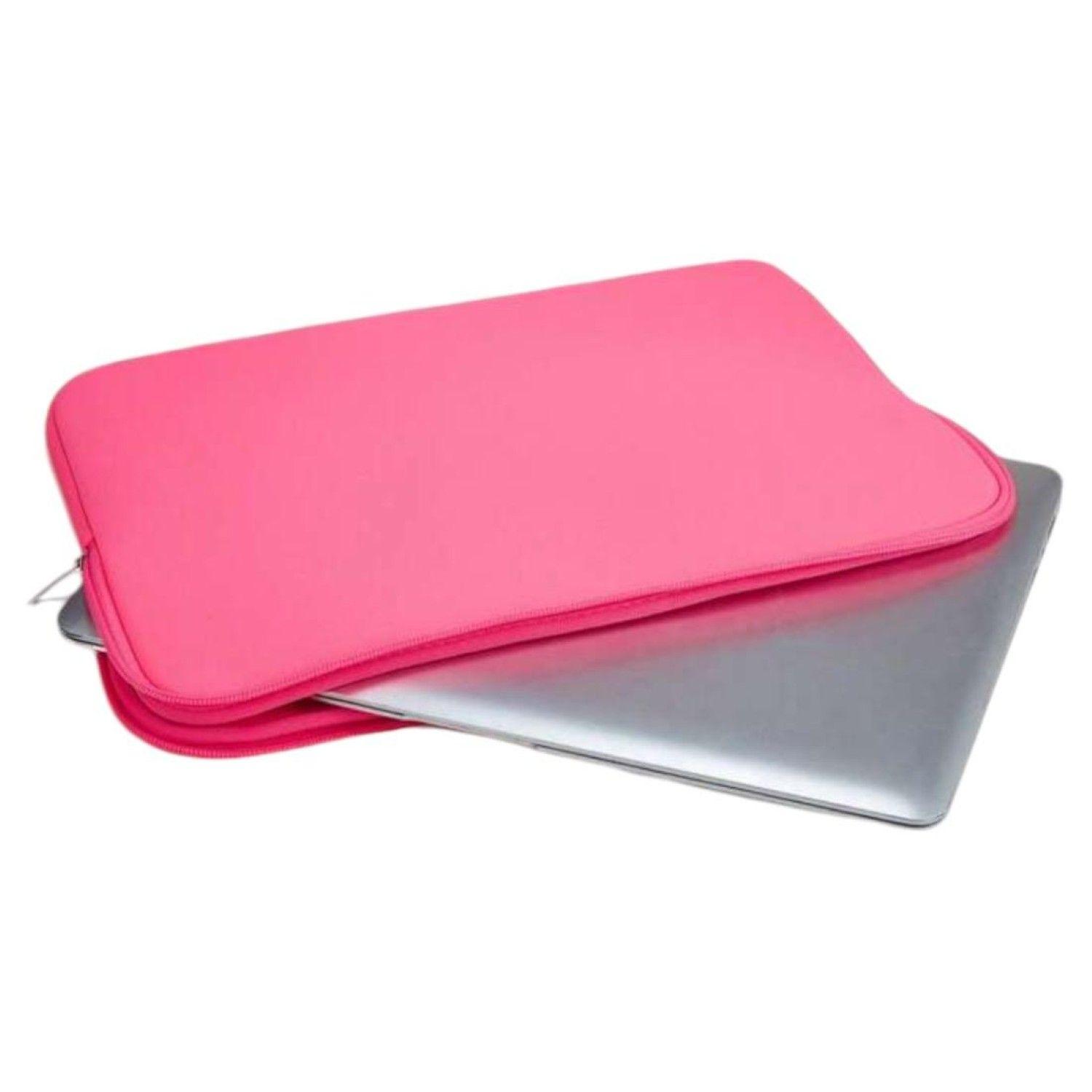 Funda Bolso De Notebook Laptop Tablet 14 Pulgadas Fucsia-3