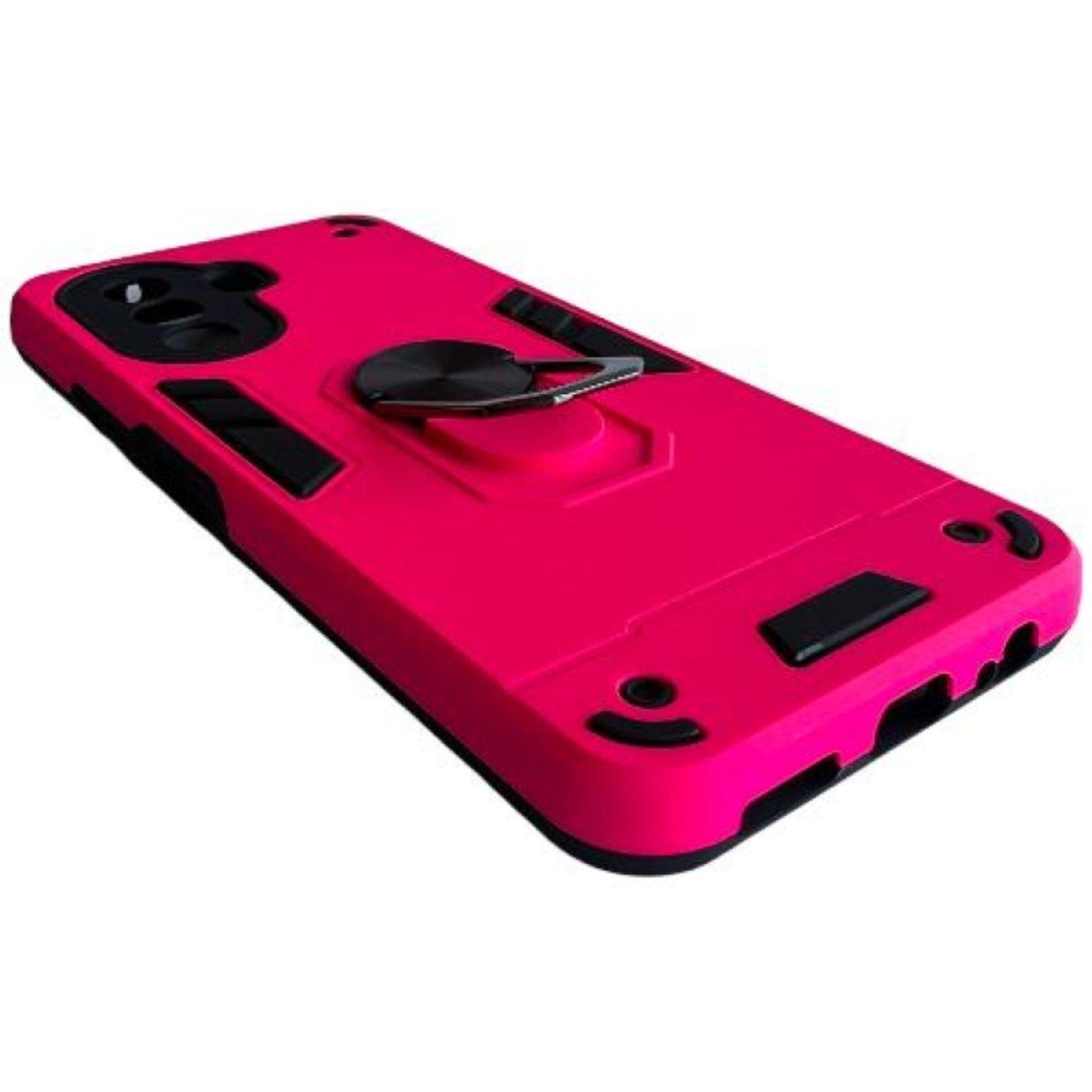 Carcasa Para Huawei Nova Y70 Anti Golpes Anillo Fucsia-3