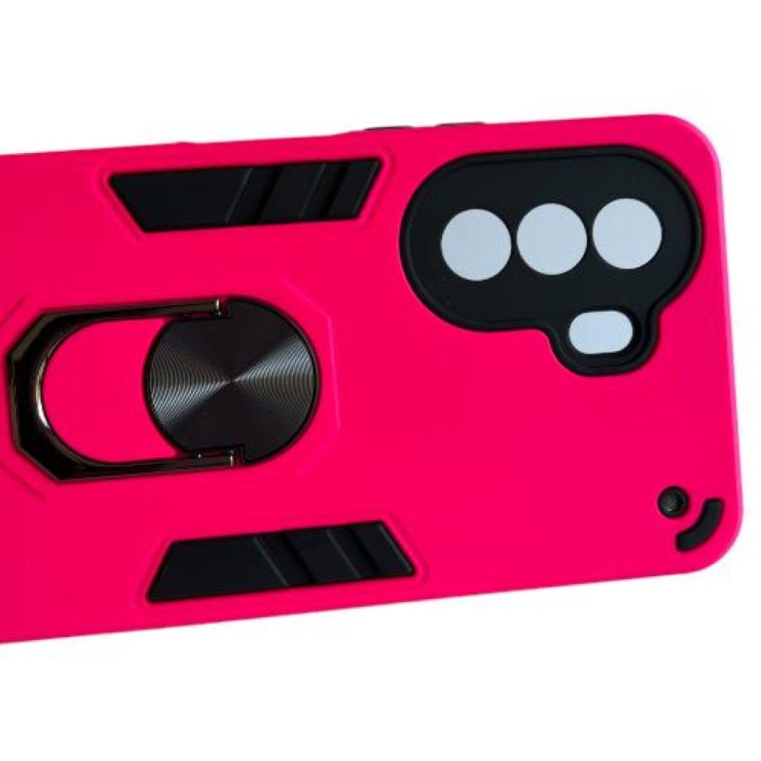Carcasa Para Huawei Nova Y70 Anti Golpes Anillo Fucsia-5