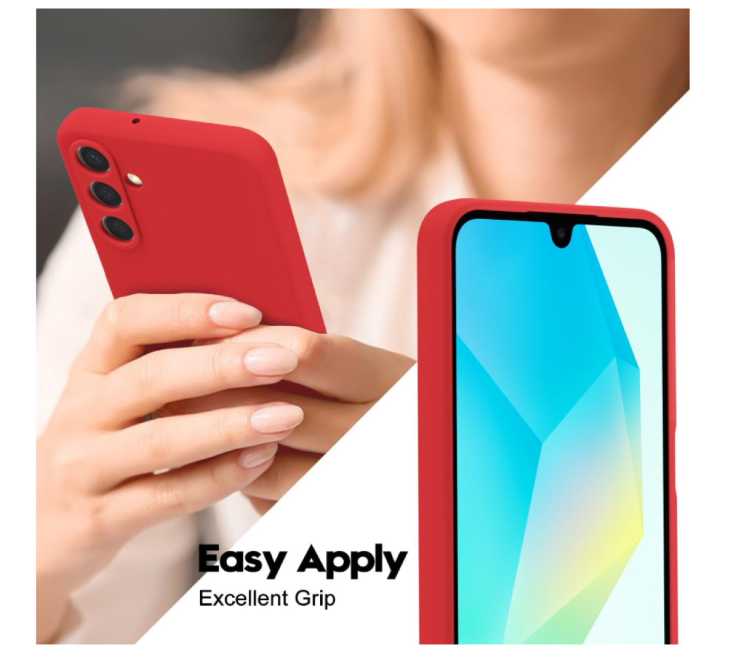 Carcasa Funda Para Samsung A17 5g Silicona Rojo-3