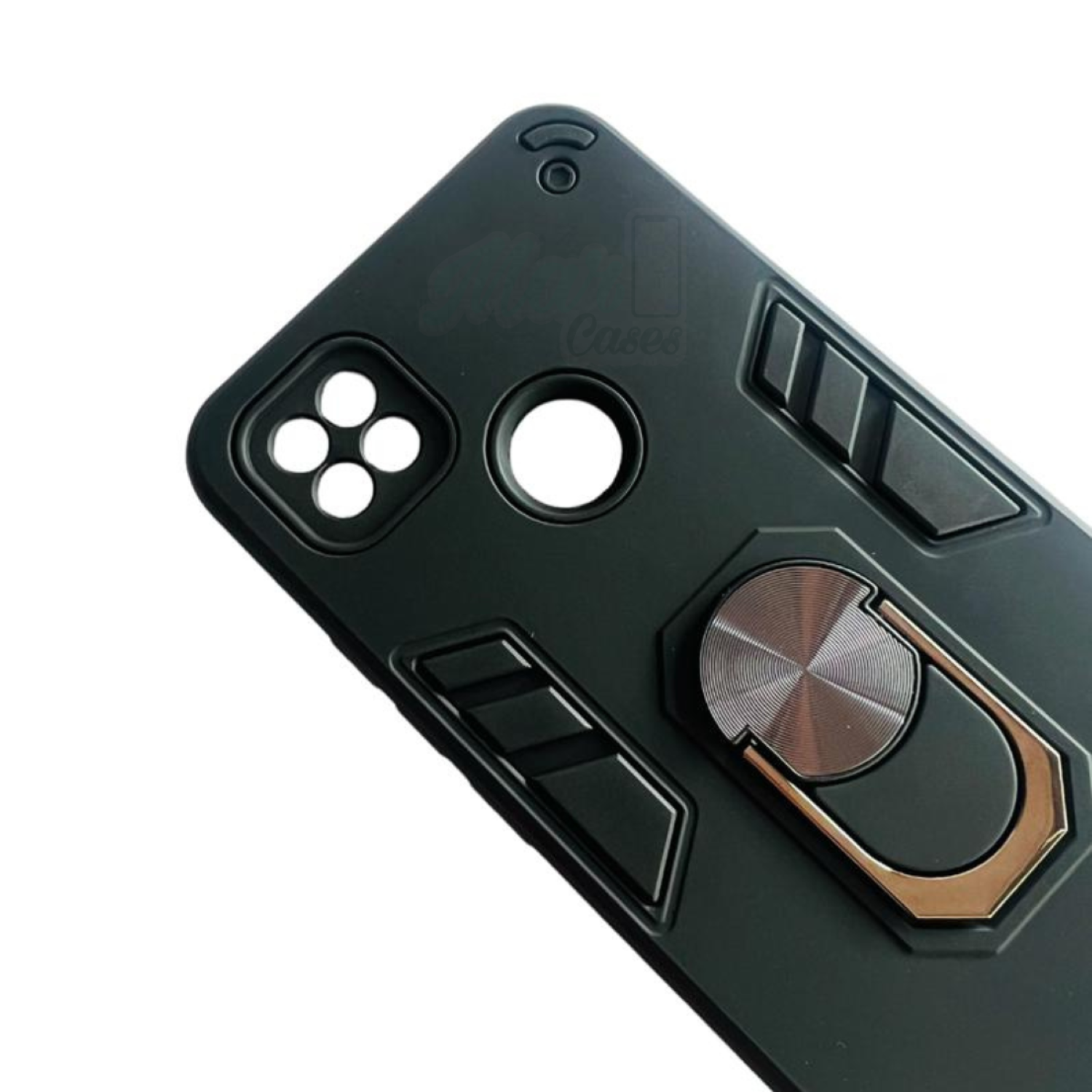 Carcasa Para Xiaomi Redmi 10a Anti Golpes Anillo Negro-2