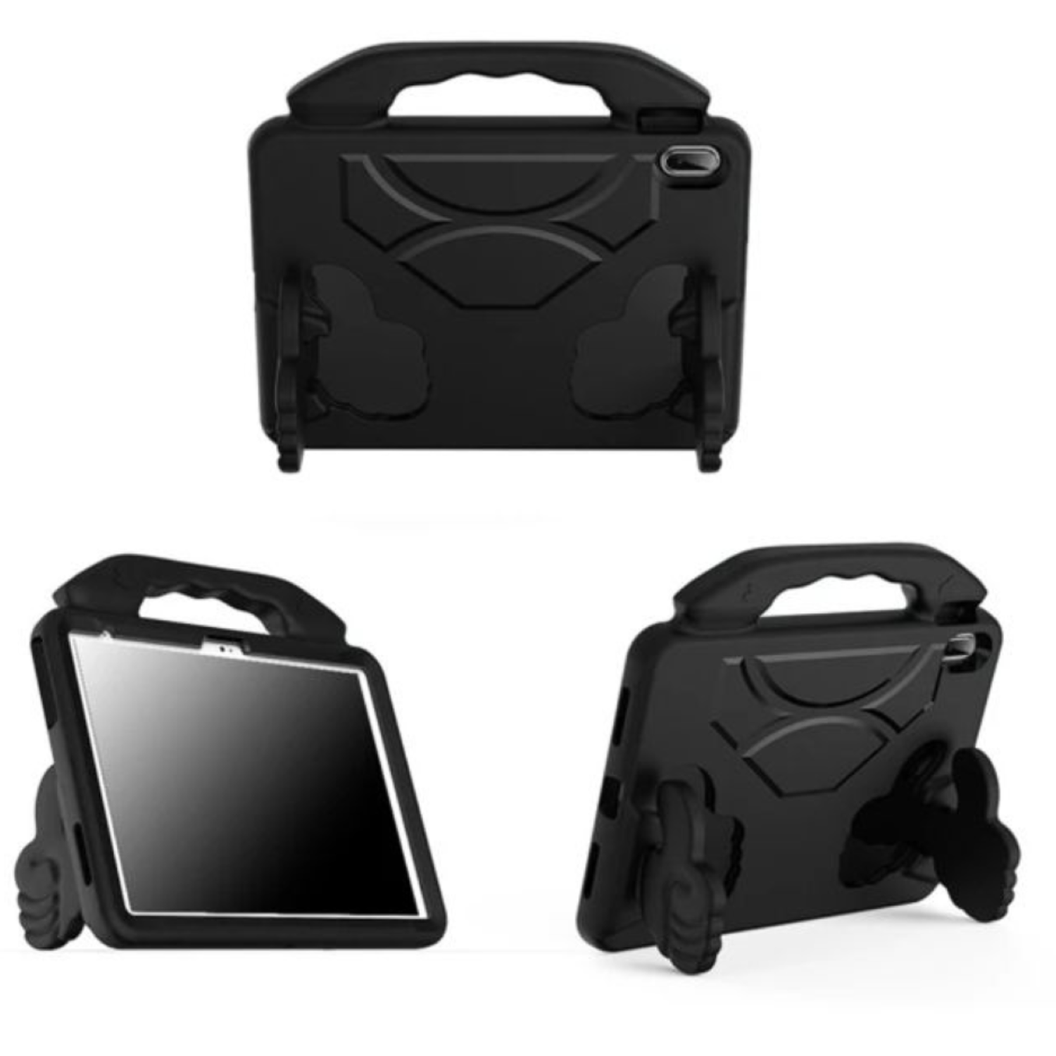 Carcasa Niños Anti-golpes Compatible Con Tablet Honor X8a 11 2024 Negro-4