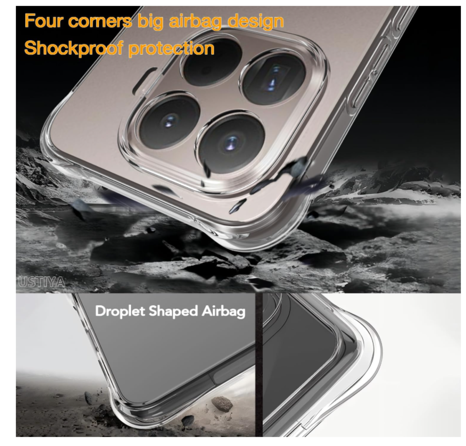 Carcasa Para Xiaomi 15T Pro 5g Transparente Reforzada-2