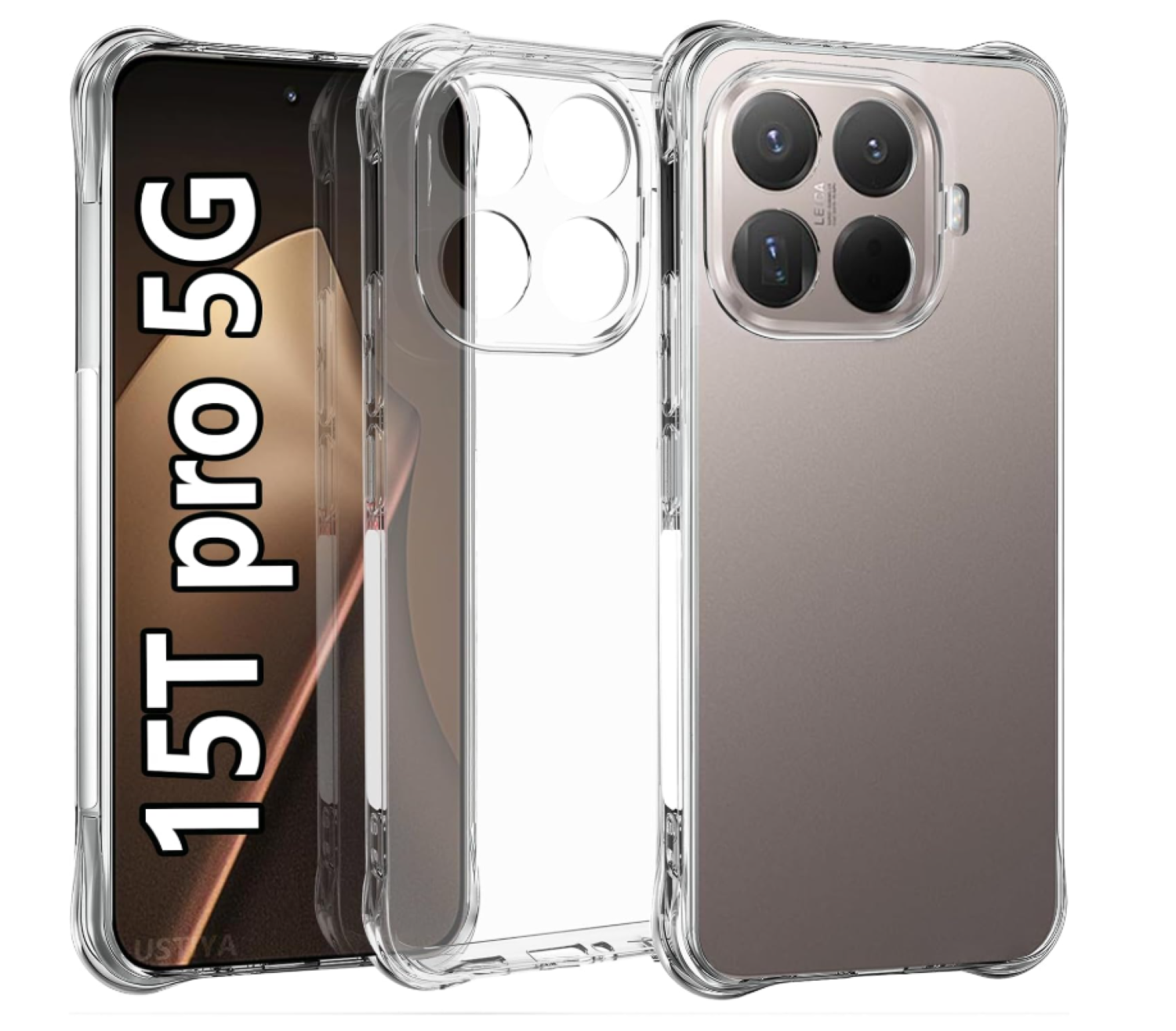 Carcasa Para Xiaomi 15T Pro 5g Transparente Reforzada-7