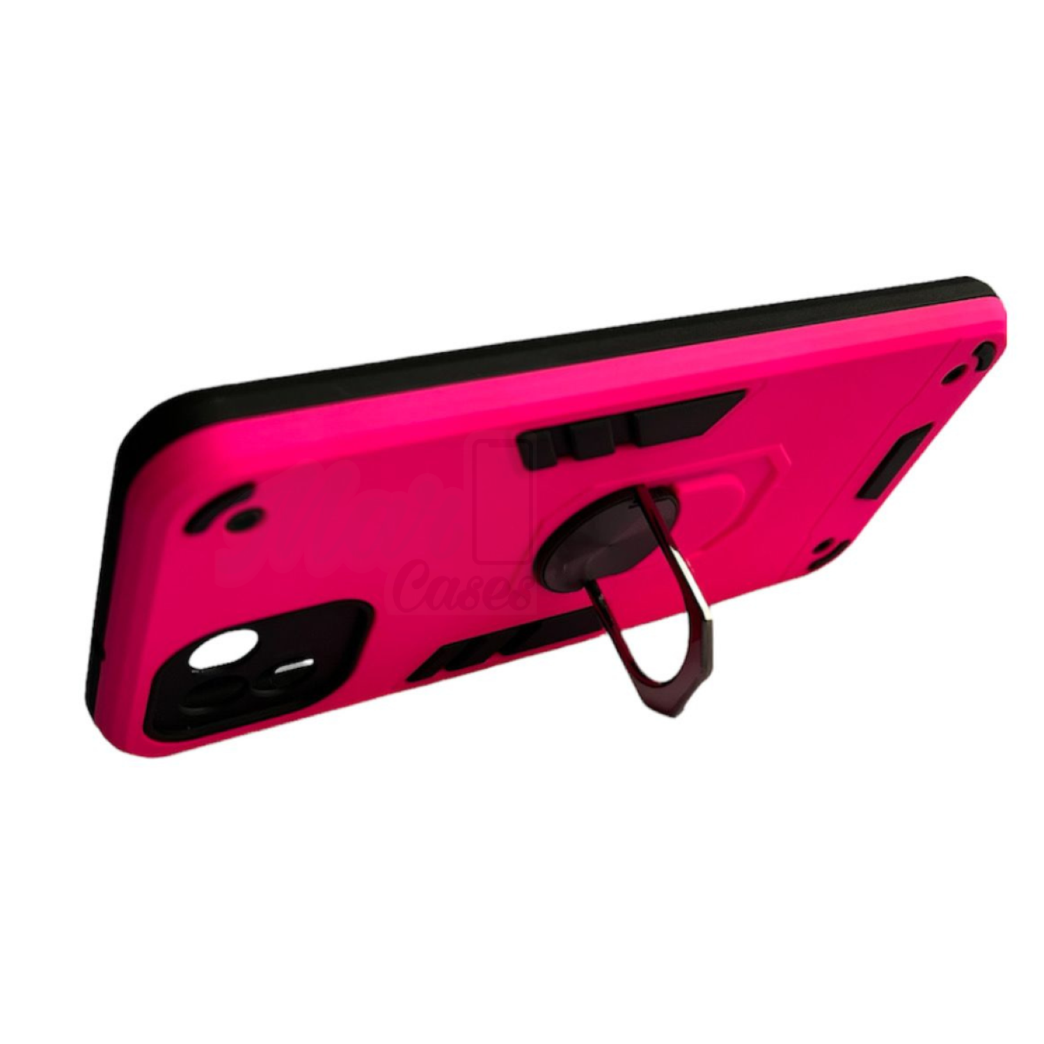 Carcasa Para Samsung A03 Normal Anti Golpes Anillo Fucsia-2