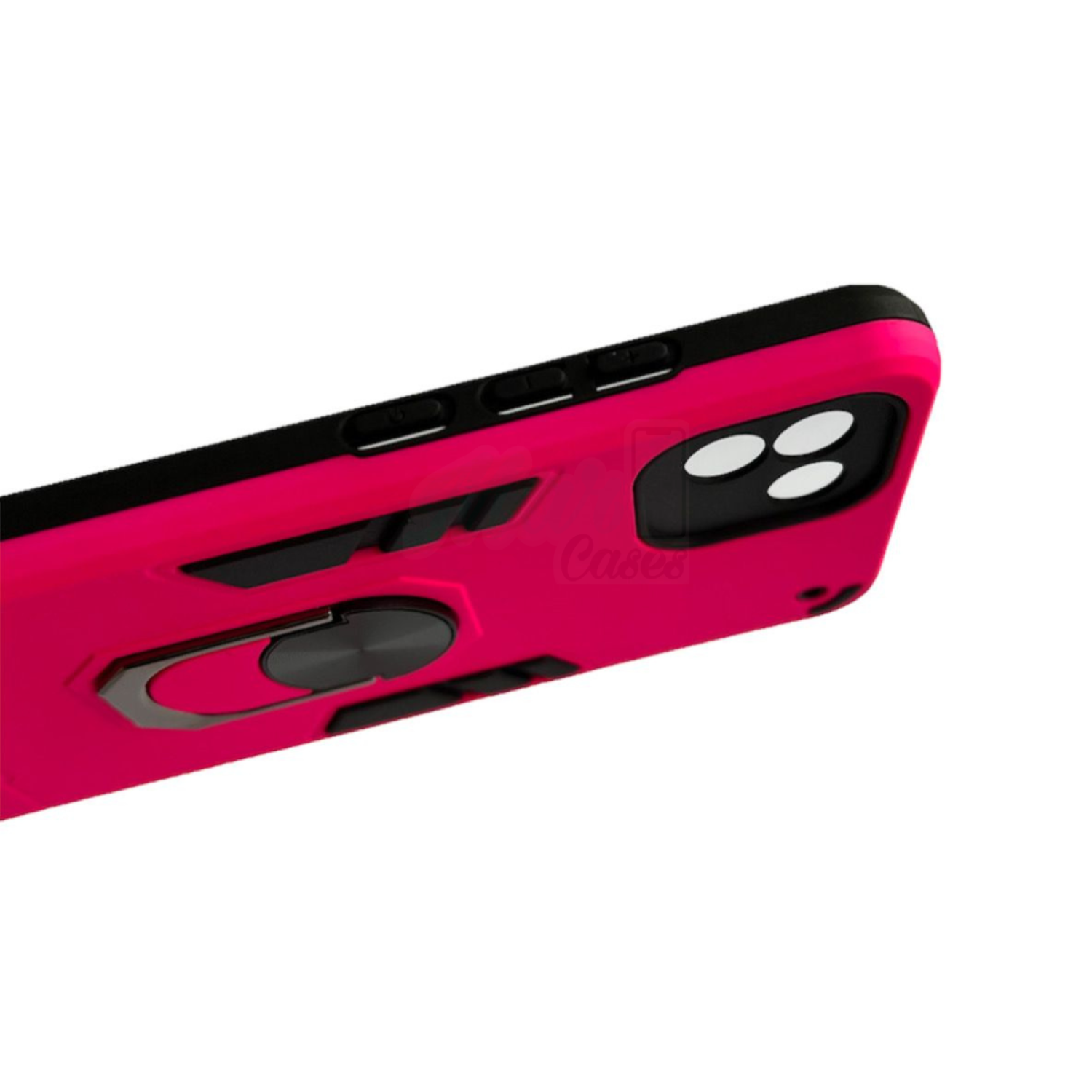Carcasa Para Samsung A03 Normal Anti Golpes Anillo Fucsia-3