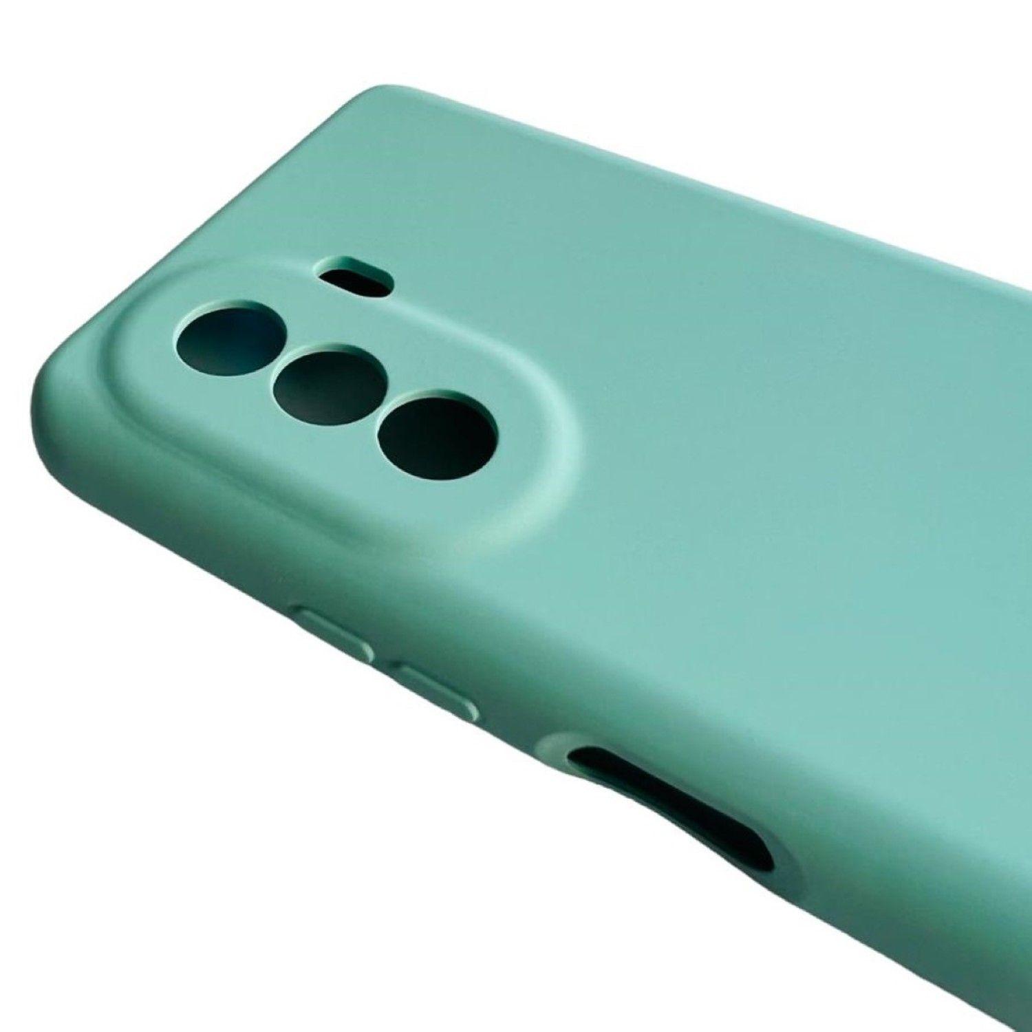 Carcasa Funda Para Huawei Nova Y70 Silicona Turquesa-2