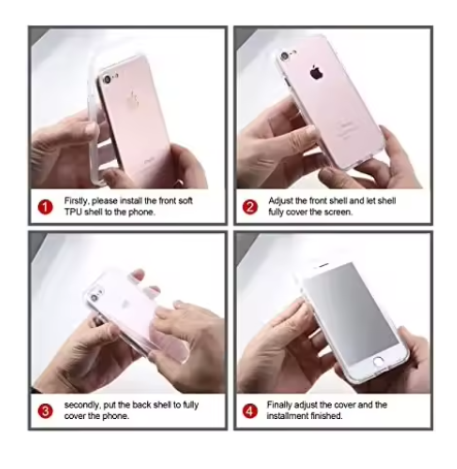 Carcasa 360 Grados Para Samsung A02s Transparente-2