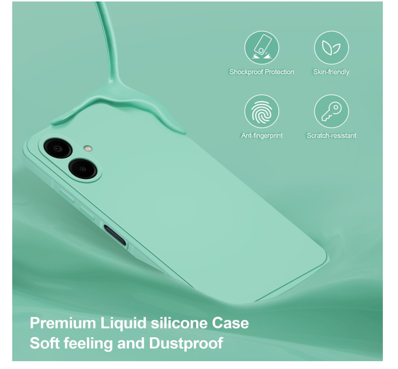 Carcasa Funda Para Samsung A06 5g Silicona Turquesa-2